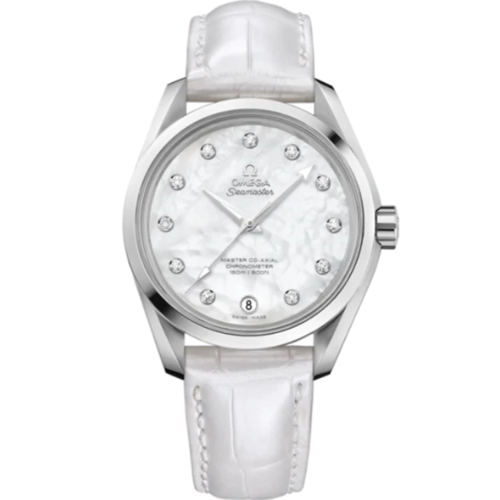 SEAMASTER AQUA TERRA 150M 38 MM STAINLESS STEEL WITH MOTHER OF PEARL DIAL - Omega