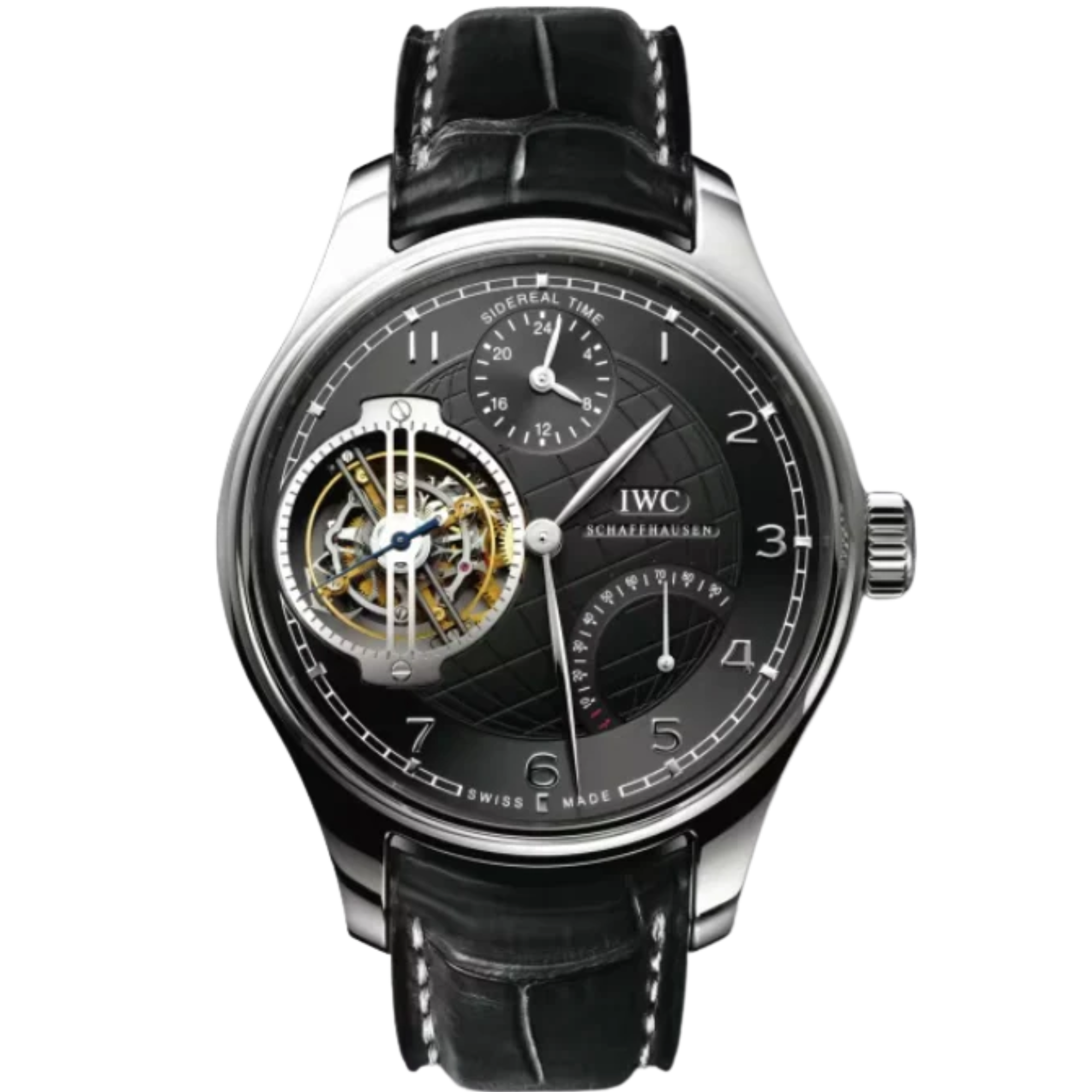 PORTUGIESER SIDÉRALE SCAFUSIA 46 MM PLATINUM WITH BLACK DIAL - IWC