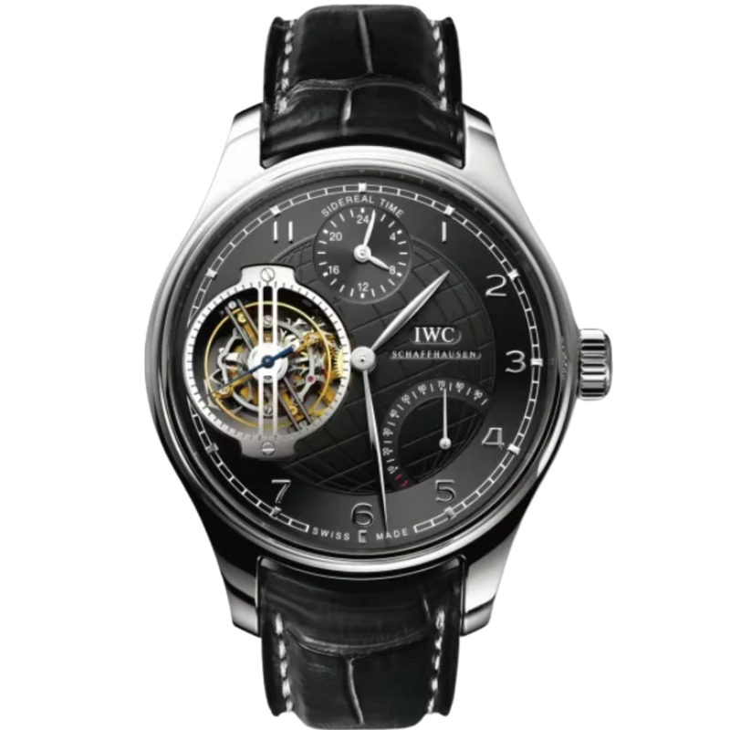 PORTUGIESER SIDÉRALE SCAFUSIA 46 MM PLATINUM WITH BLACK DIAL - IWC