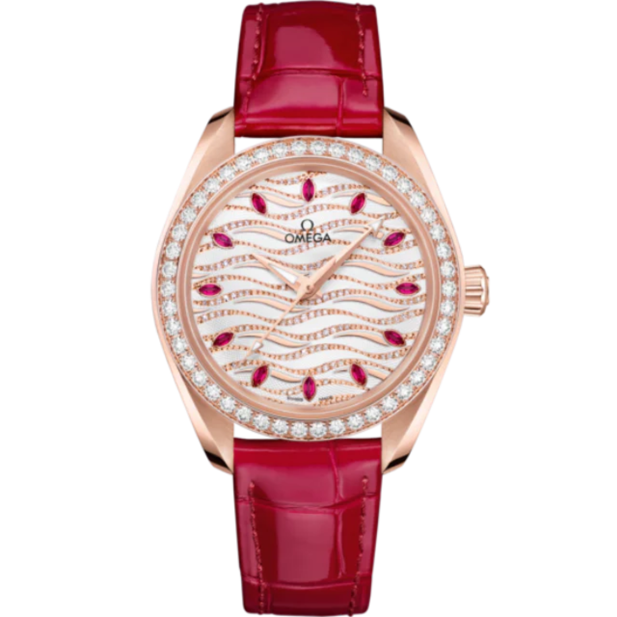 SEAMASTER AQUA TERRA 150M 34 MM SEDNA™ GOLD WITH WHITE DIAL - Omega