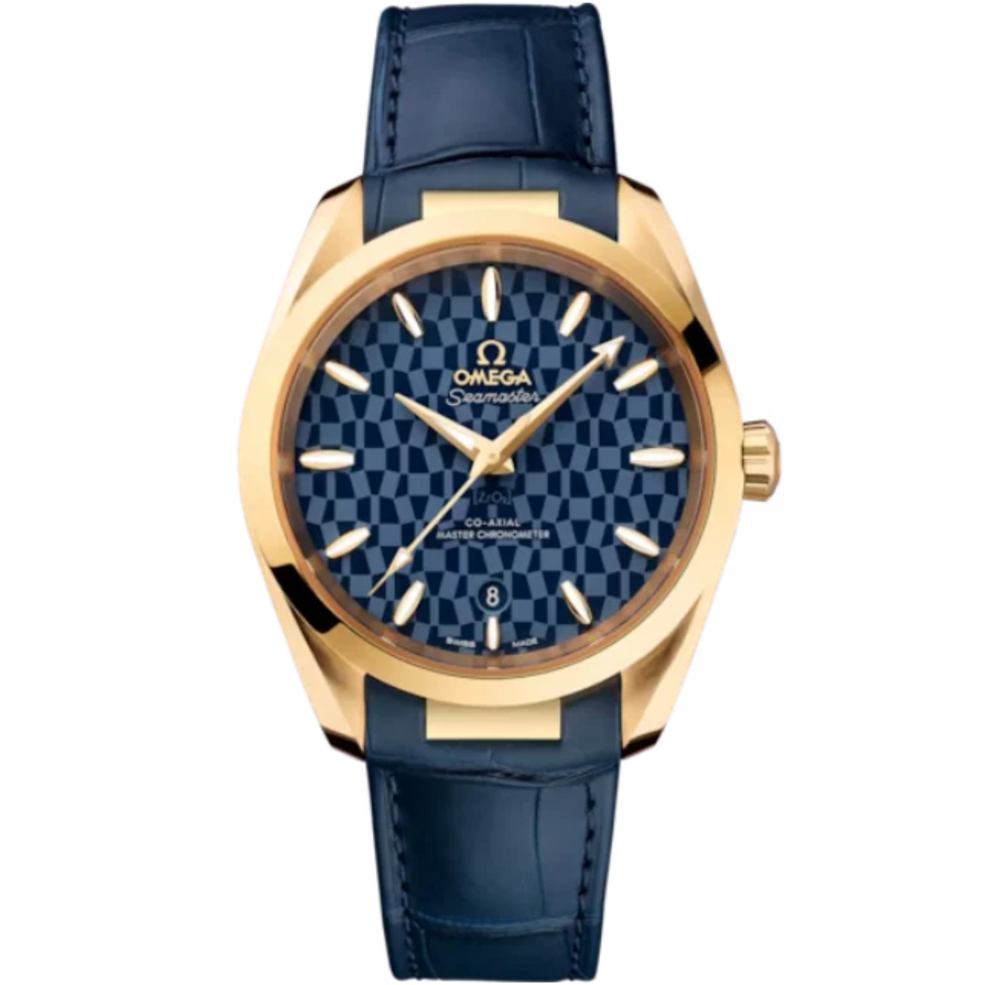 SEAMASTER AQUA TERRA 150M TOKYO 2020 38 MM YELLOW GOLD WITH BLUE DIAL - Omega