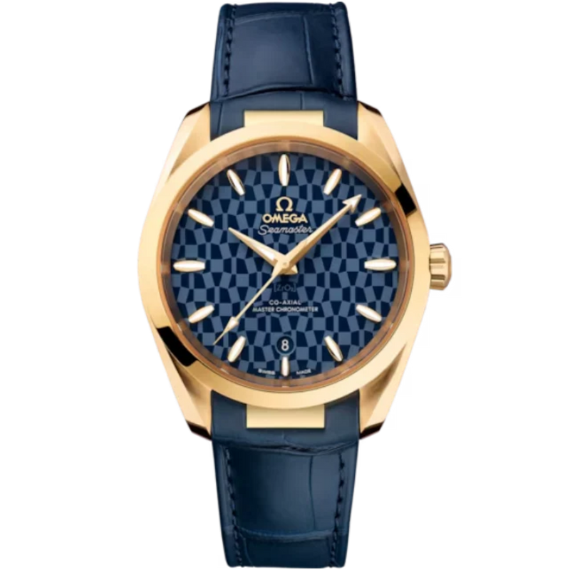 SEAMASTER AQUA TERRA 150M TOKYO 2020 38 MM YELLOW GOLD WITH BLUE DIAL - Omega