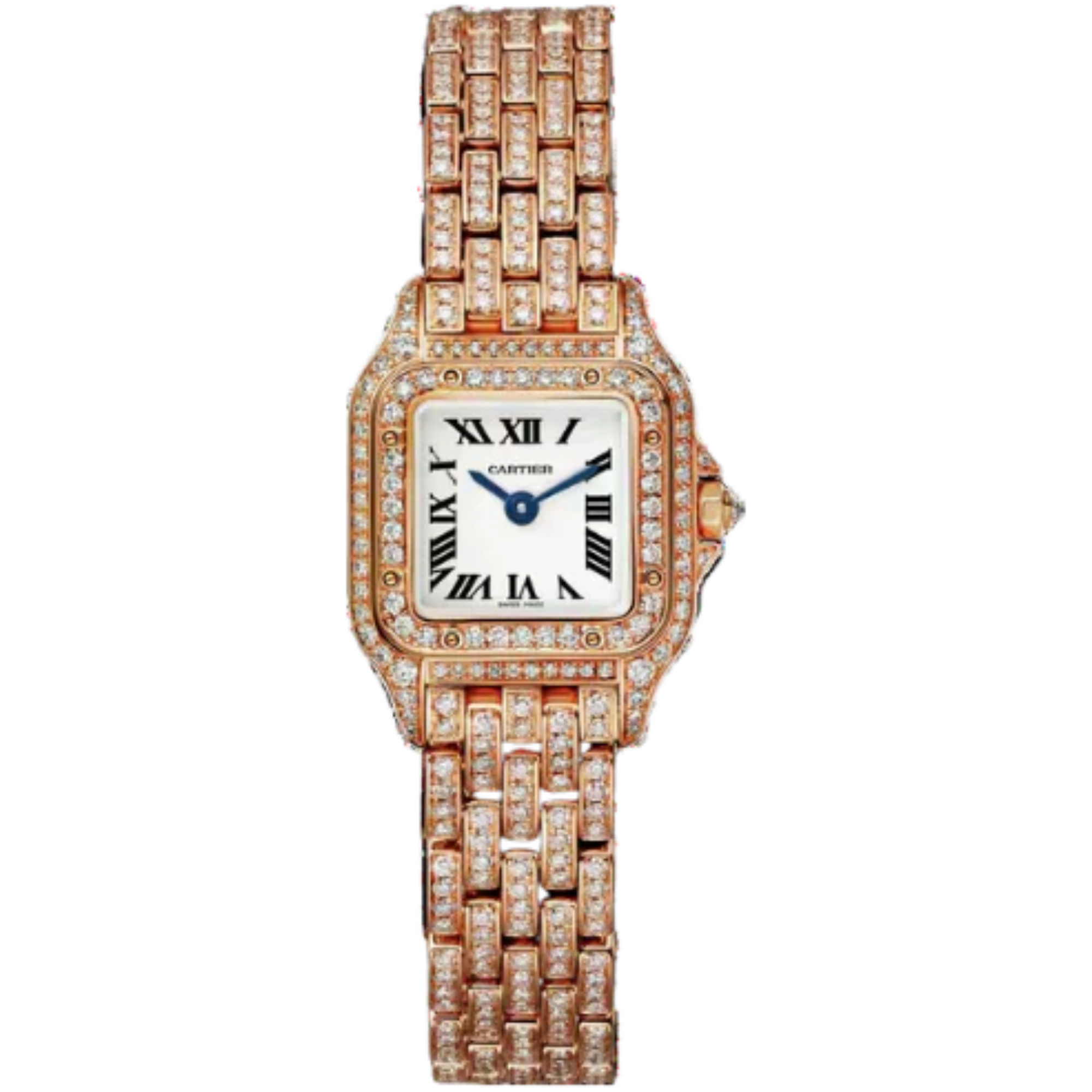 PANTHERE DE CARTIER  25 MM ROSE GOLD WITH SILVER DIAL - Cartier