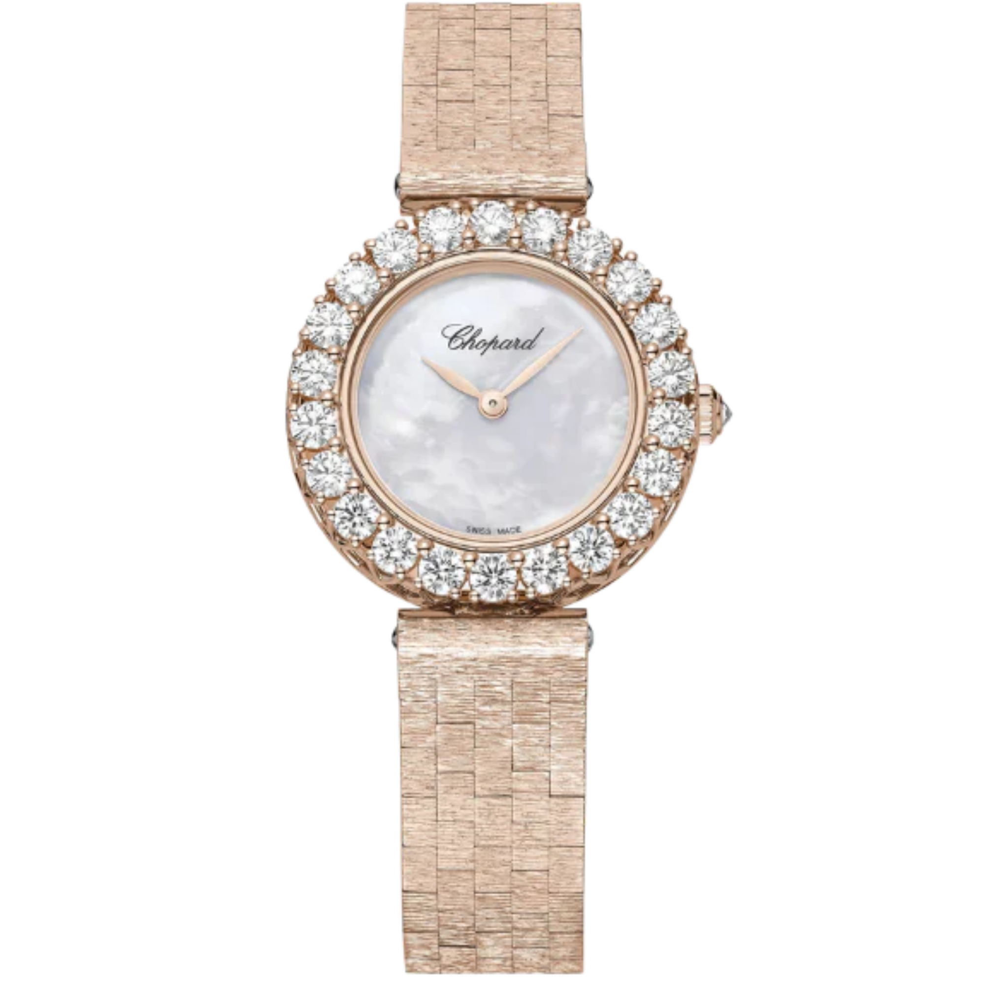 L'HEURE DU DIAMANT 26 MM ETHICAL ROSE GOLD WITH MOTHER OF PEARL DIAL - Chopard