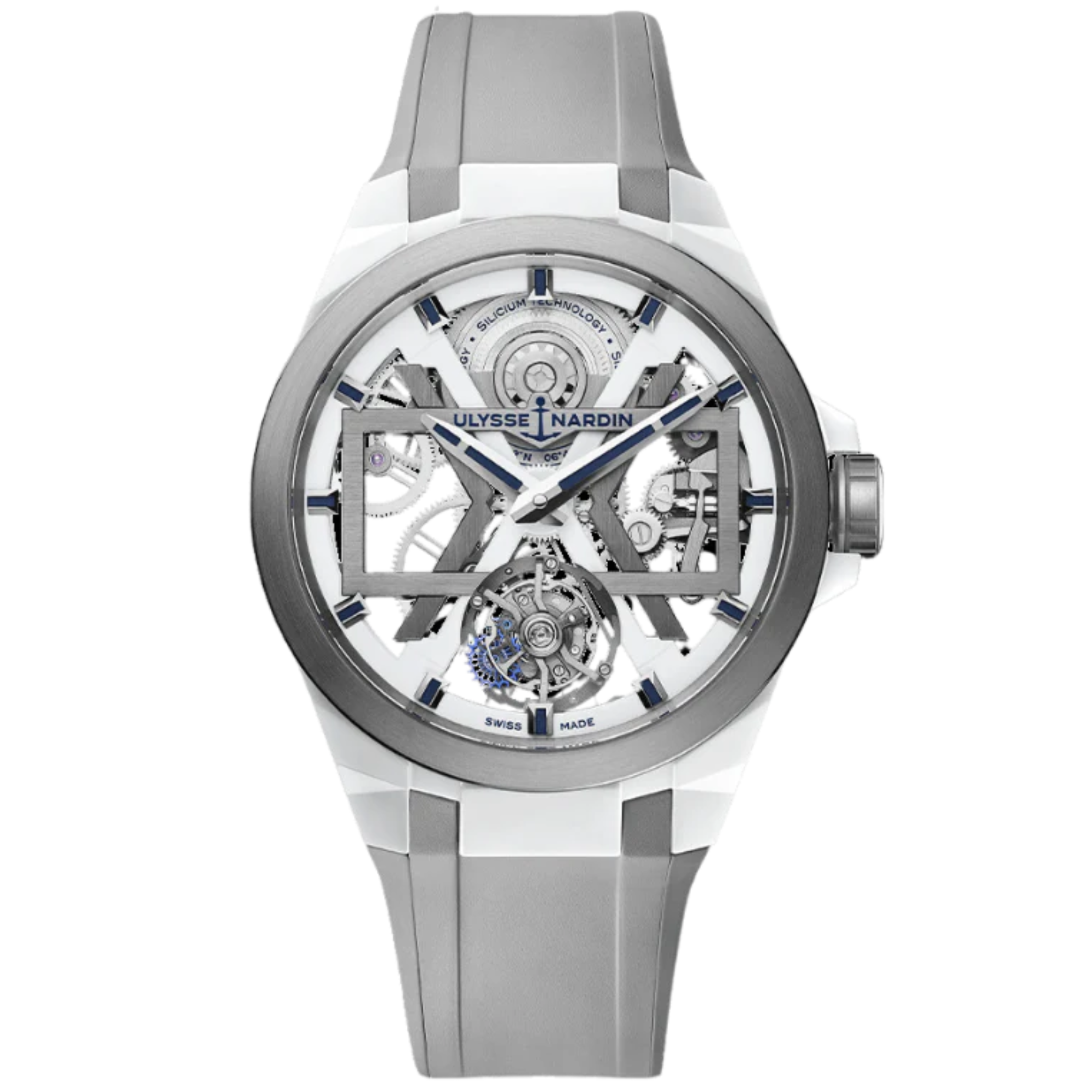 BLAST TOURBILLON 45 MM TITANIUM - CERAMIC WITH OPENWORKED DIAL - Ulysse Nardin