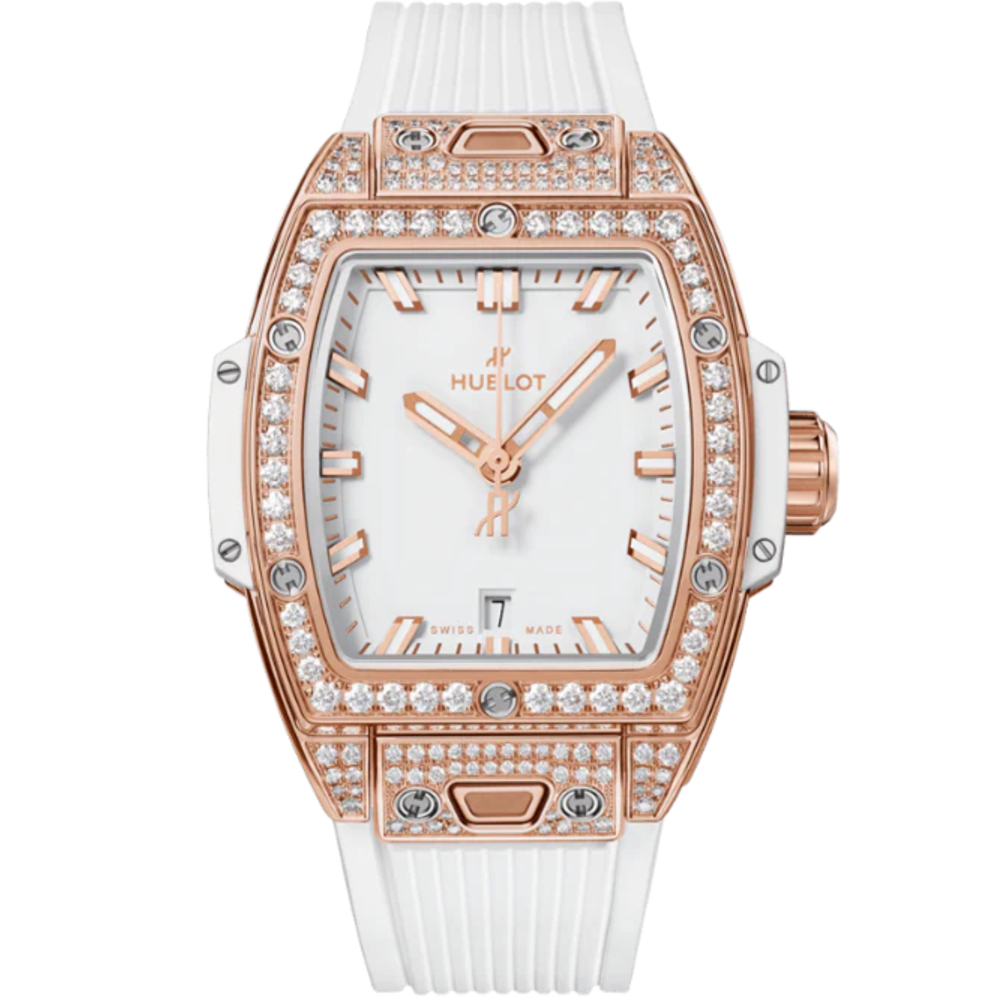 SPIRIT OF BIG BANG 32 MM KING GOLD WHITE PAVÉ - Hublot
