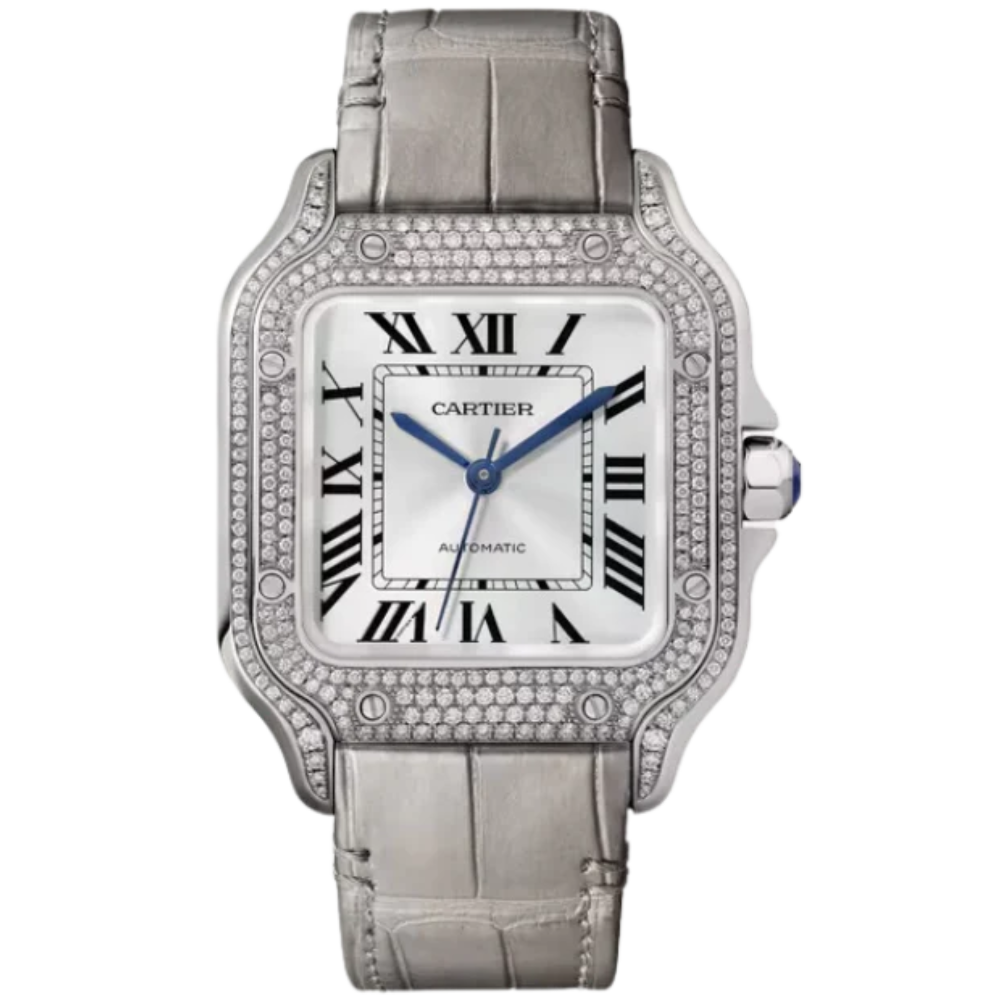 SANTOS 35 MM DE CARTIER 18K WHITE GOLD - Cartier