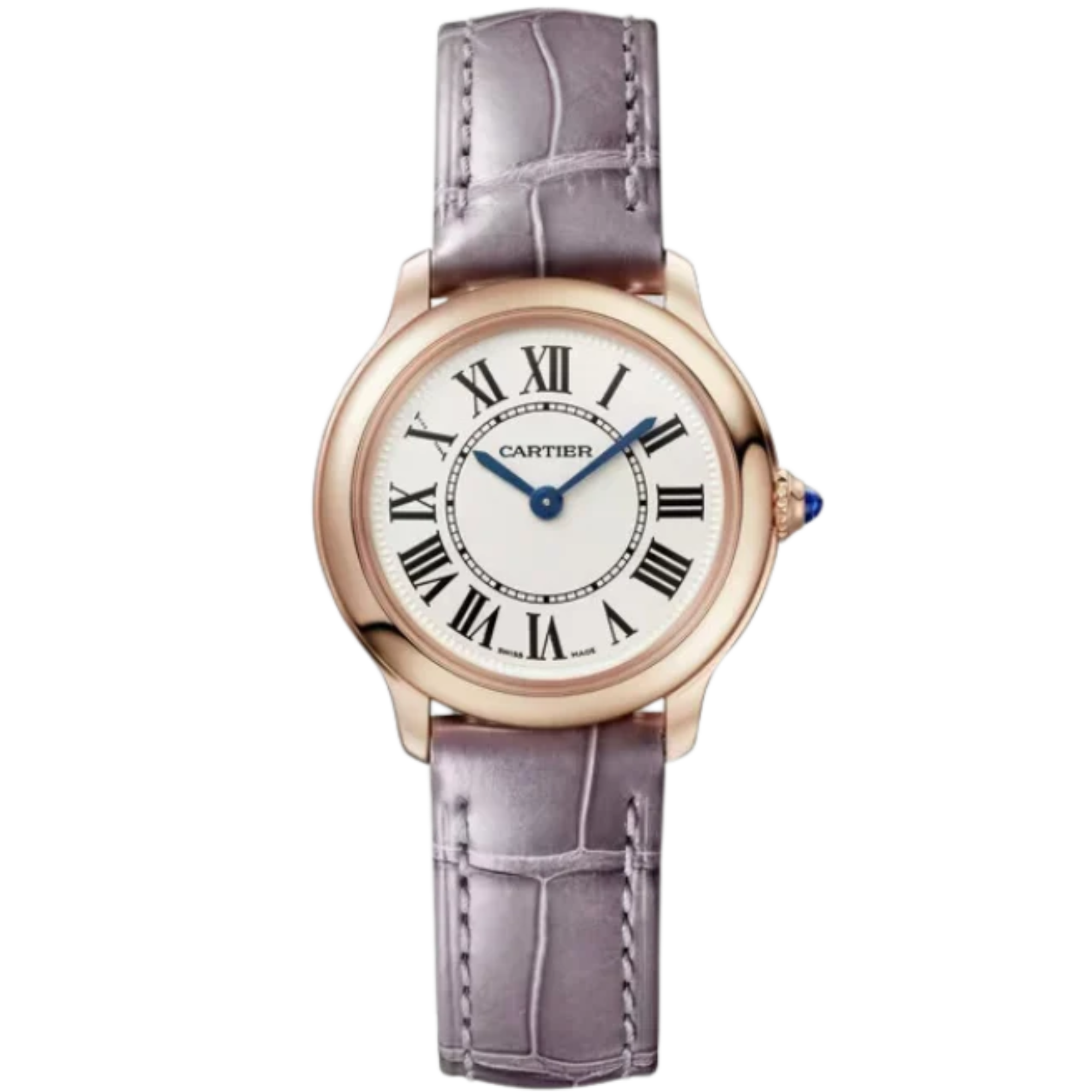 RONDE LOUIS DE CARTIER 29 MM 18K ROSE GOLD WITH SANDBLASTED BEIGE DIAL - Cartier