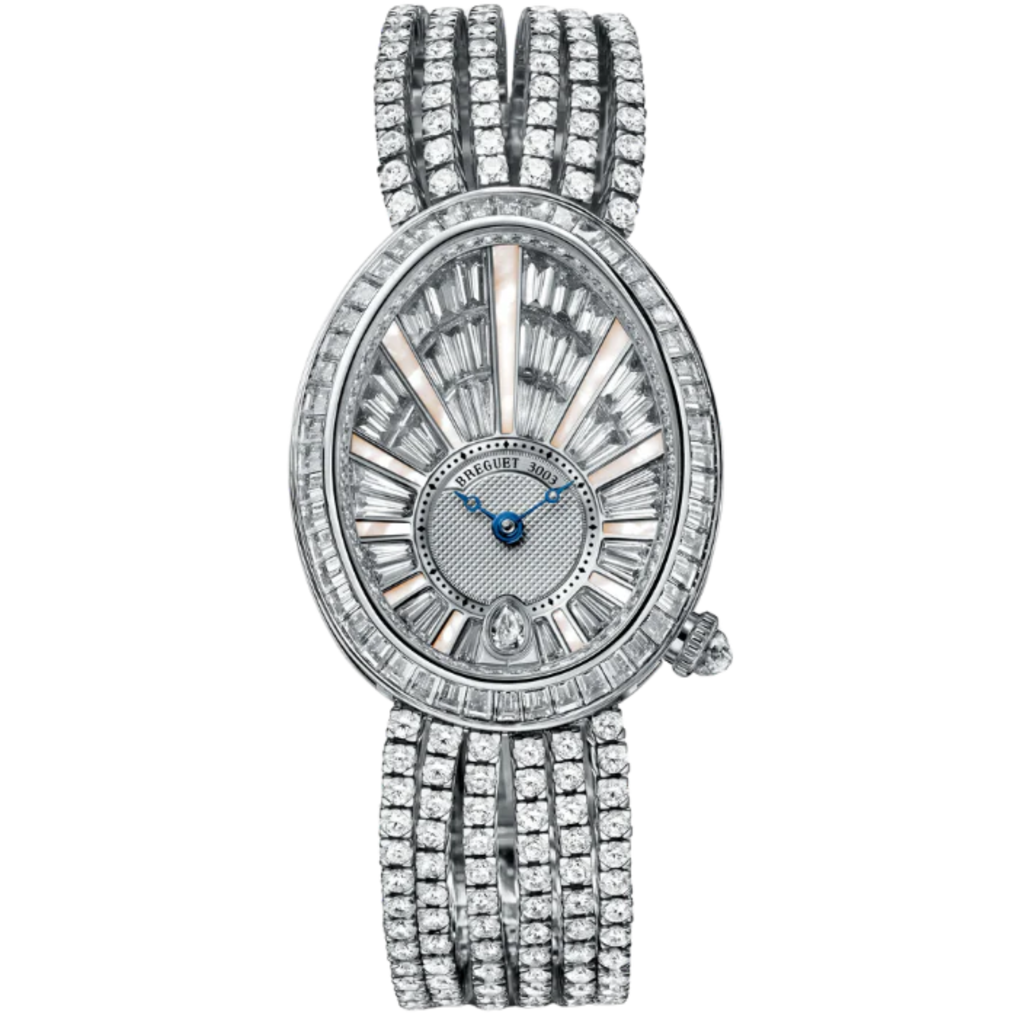 REINE DE NAPLES 8939 38 MM WHITE GOLD WITH SILVER DIAL - Breguet