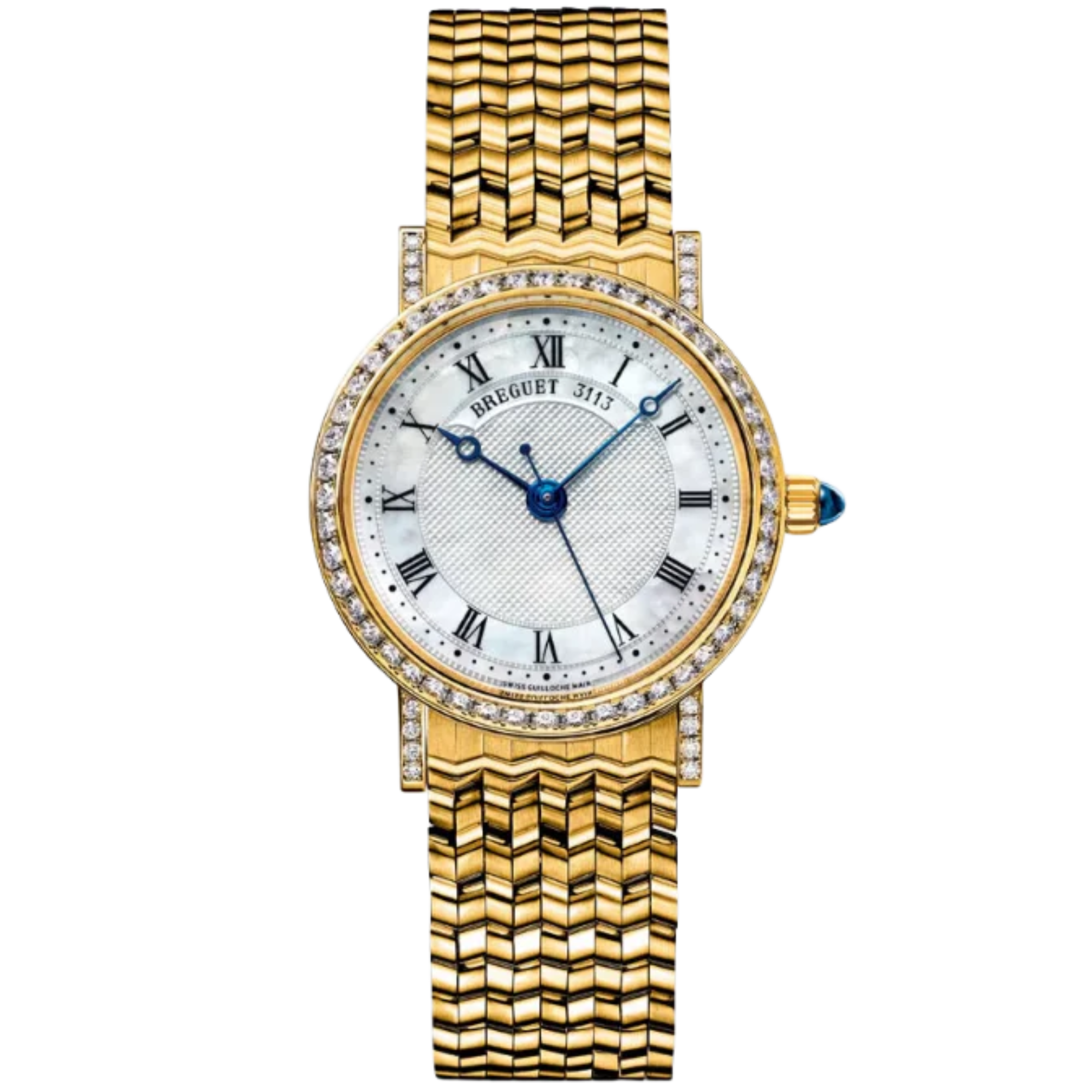 CLASSIQUE 8068 30 MM 18K YELLOW GOLD WITH MOTHER OF PEARL DIAL - Breguet