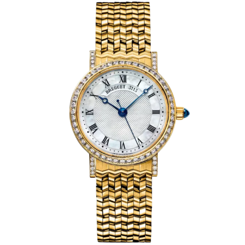 CLASSIQUE 8068 30 MM 18K YELLOW GOLD WITH MOTHER OF PEARL DIAL - Breguet