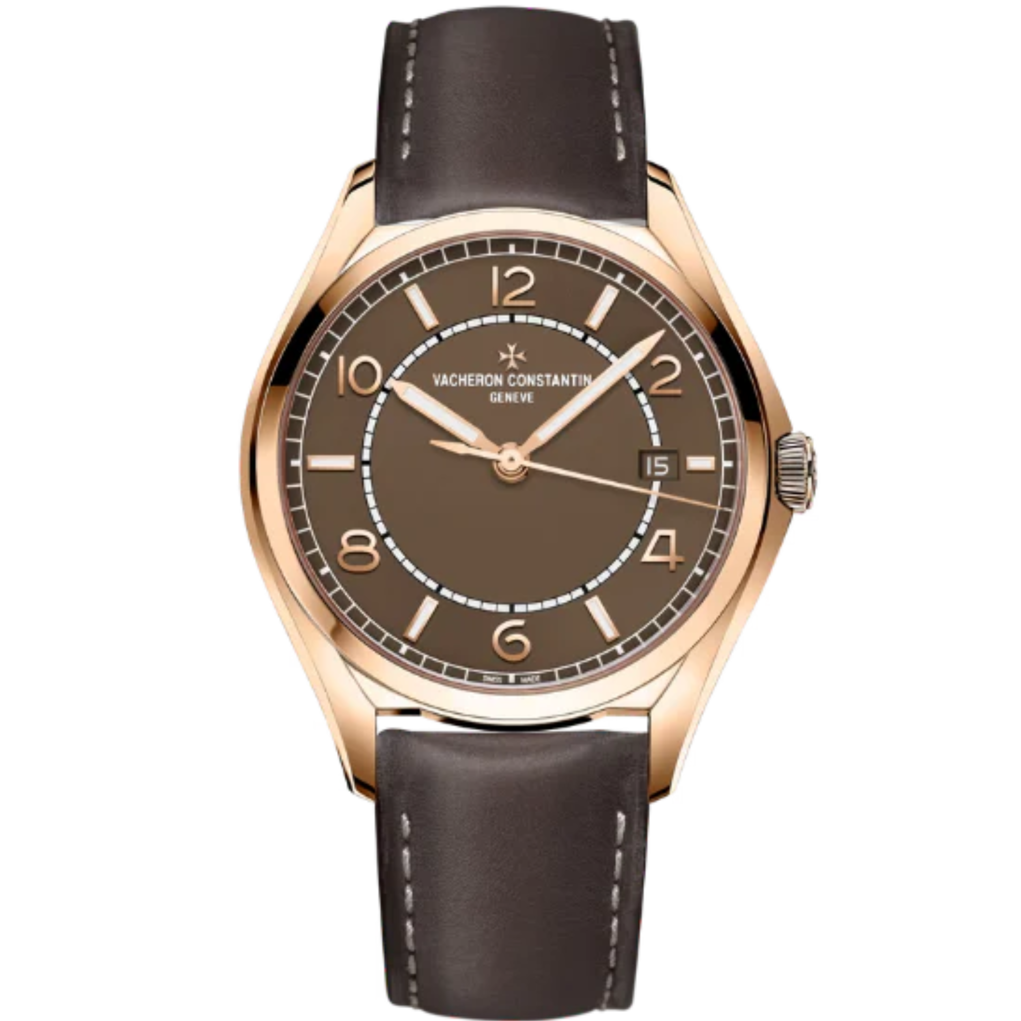 FIFTYSIX SELFWINDING 40 MM PINK GOLD WITH BROWN BRASS DIAL - Vacheron Constantin