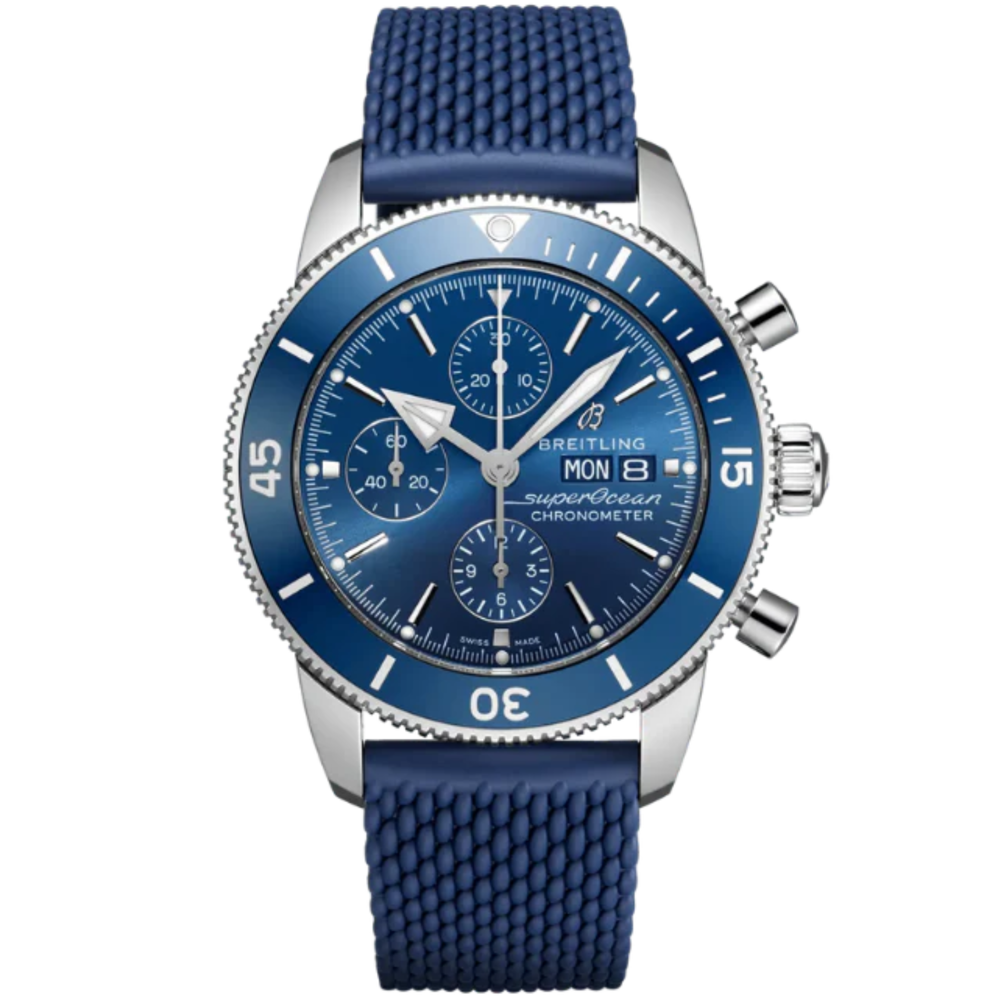 SUPEROCEAN HERITAGE CHRONOGRAPH 44 MM STAINLESS STEEL WITH BLUE DIAL - Breitling