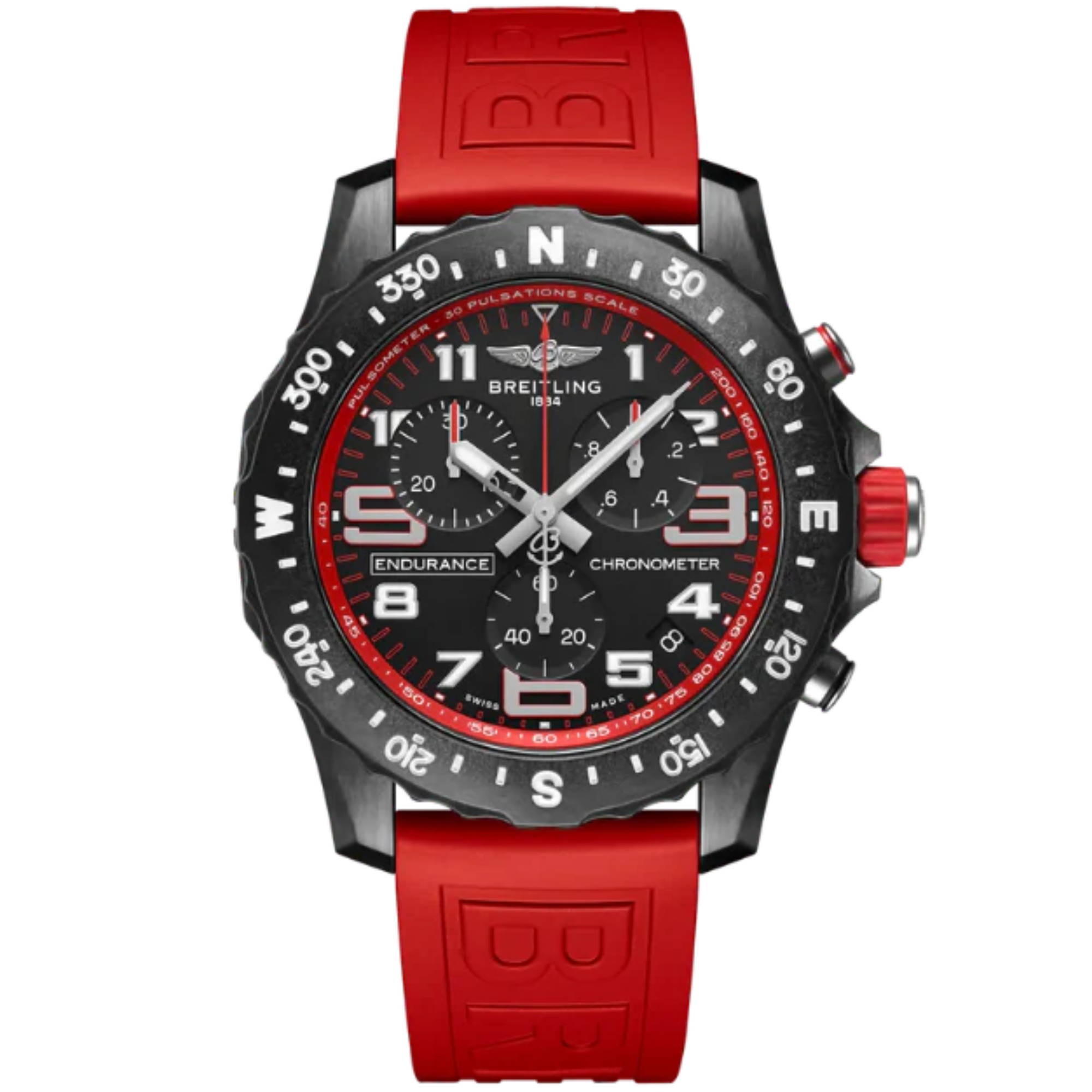 ENDURANCE PRO 44 MM BREITLIGHT® CASE WITH BLACK DIAL - Breitling