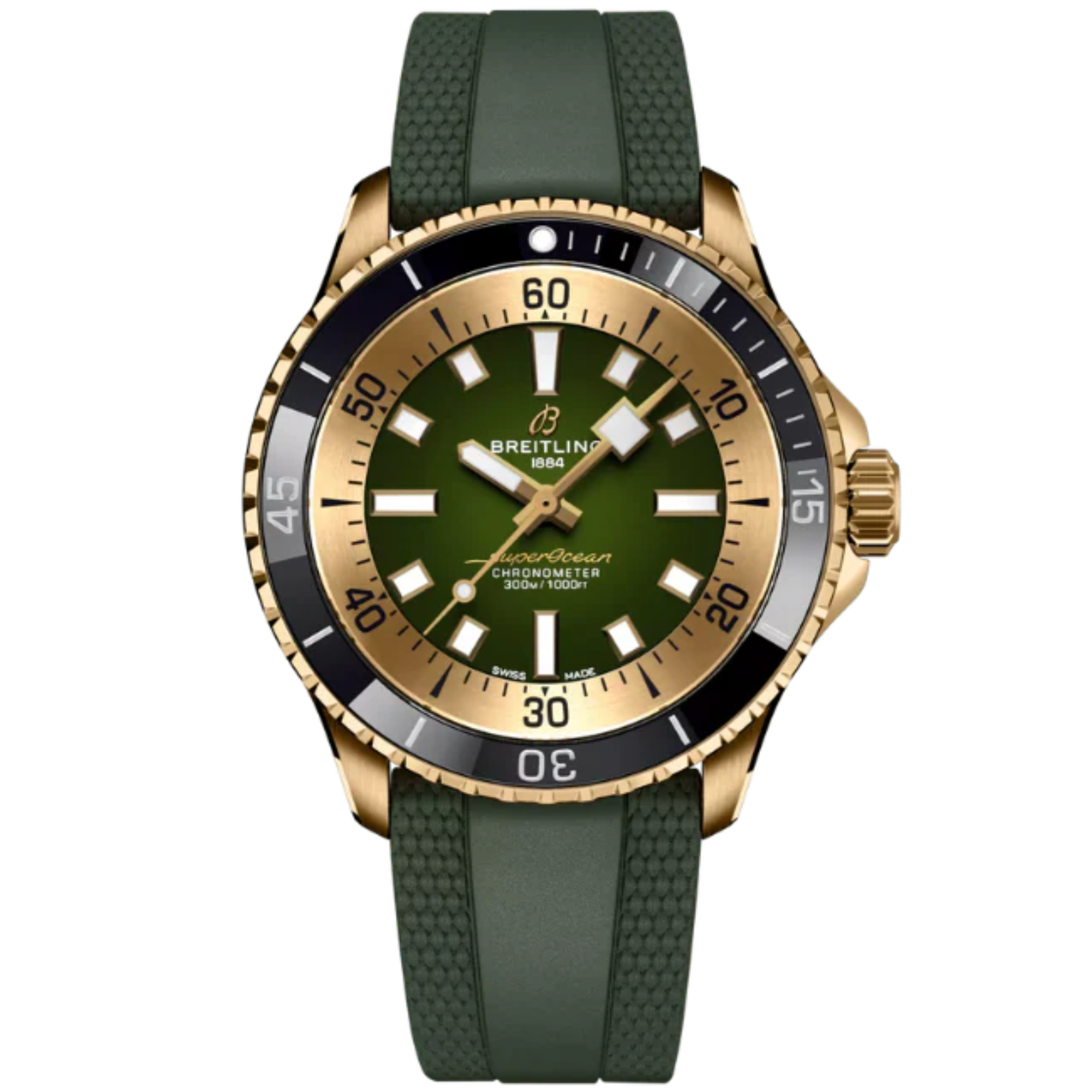 SUPEROCEAN AUTOMATIC 42 MM BRONZE WITH GREEN DIAL - Breitling