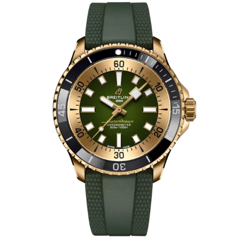 SUPEROCEAN AUTOMATIC 42 MM BRONZE WITH GREEN DIAL - Breitling