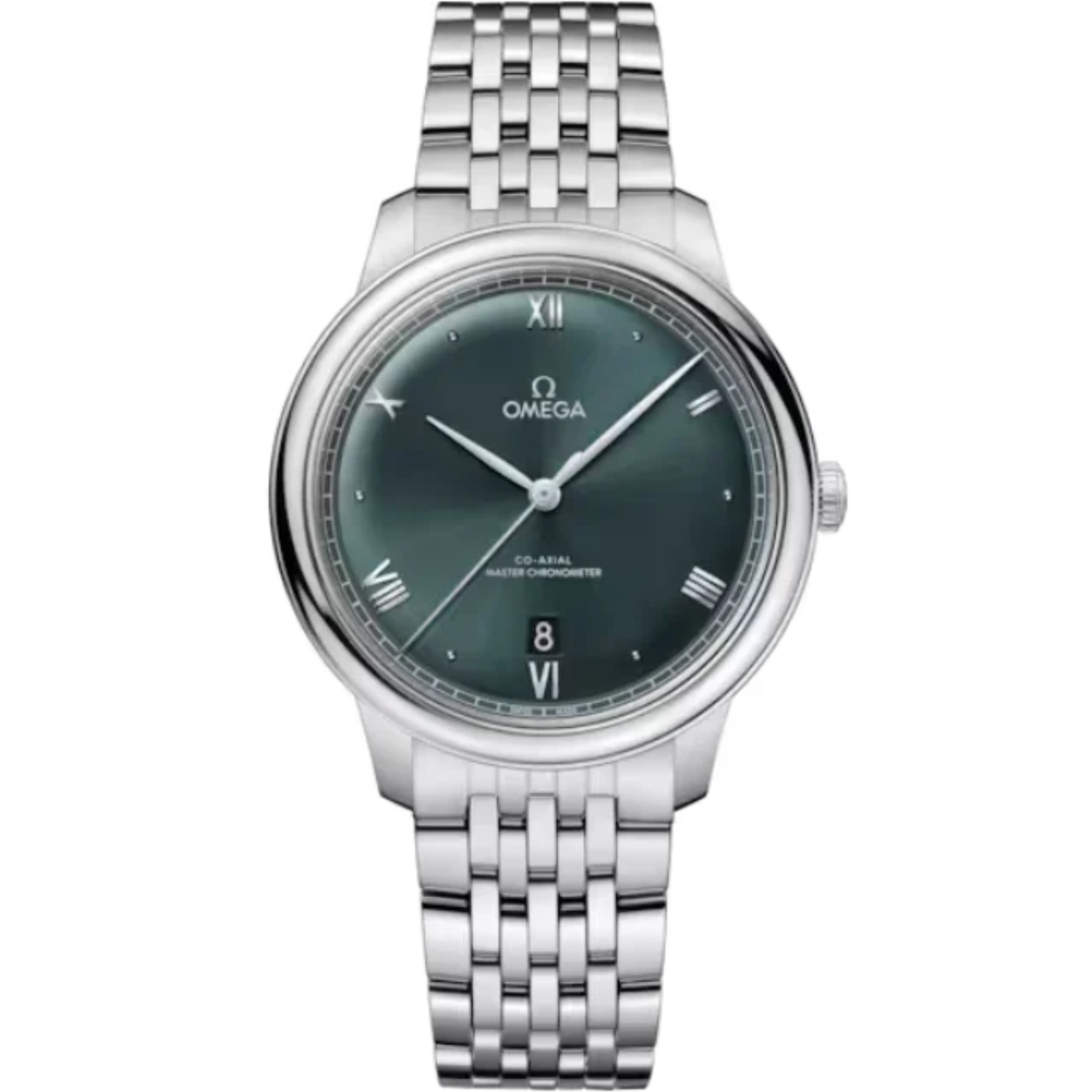 DE VILLE PRESTIGE 40 MM STAINLESS STEEL WITH GREEN DIAL - Omega