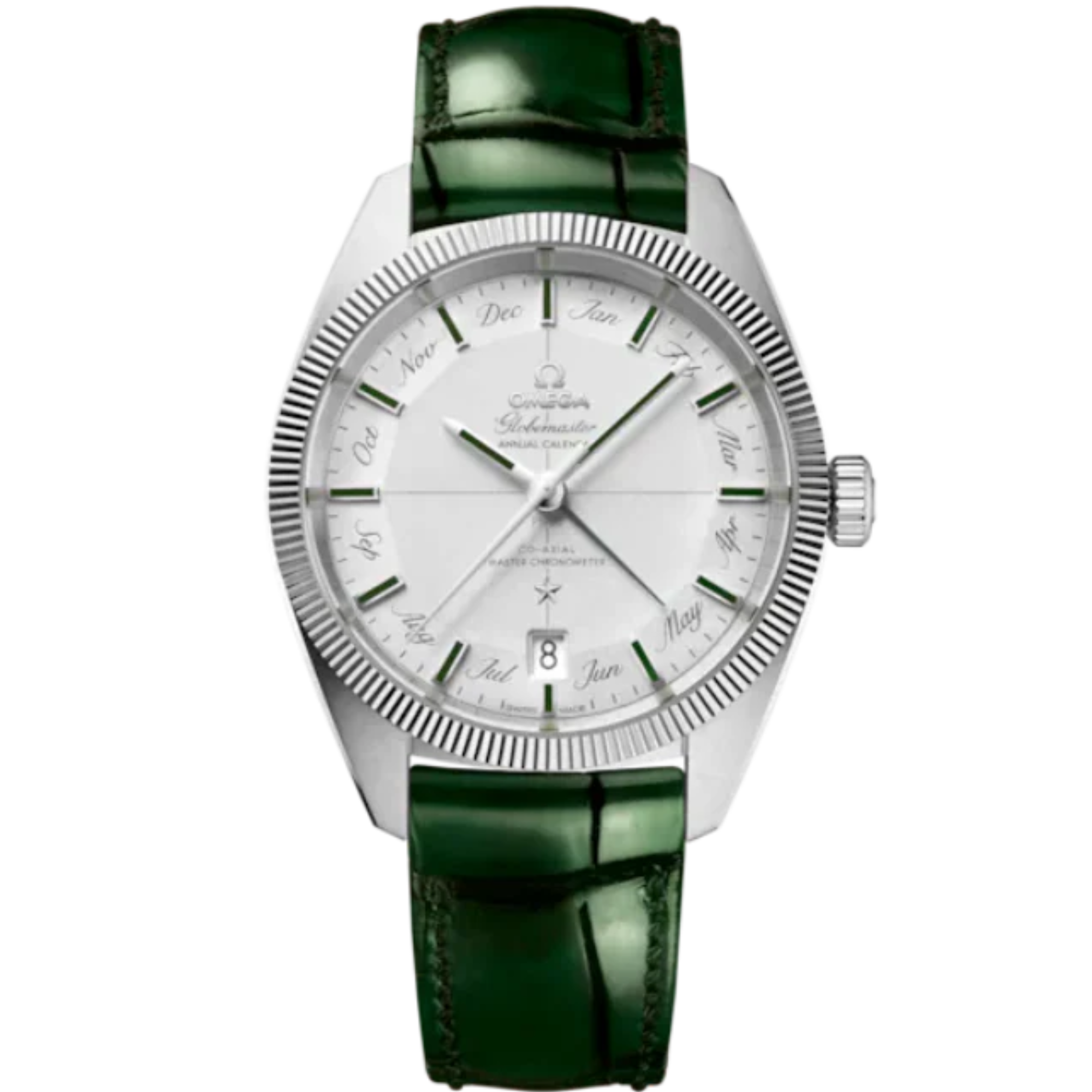 CONSTELLATION GLOBEMASTER 41 MM PLATINUM WITH GREY DIAL - Omega
