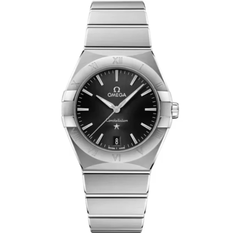 CONSTELLATION 36 MM STAINLESS STEEL WITH BLACK DIAL - Omega