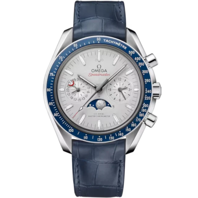 SPEEDMASTER MOONPHASE 44 MM PLATINUM WITH GREY DIAL - Omega
