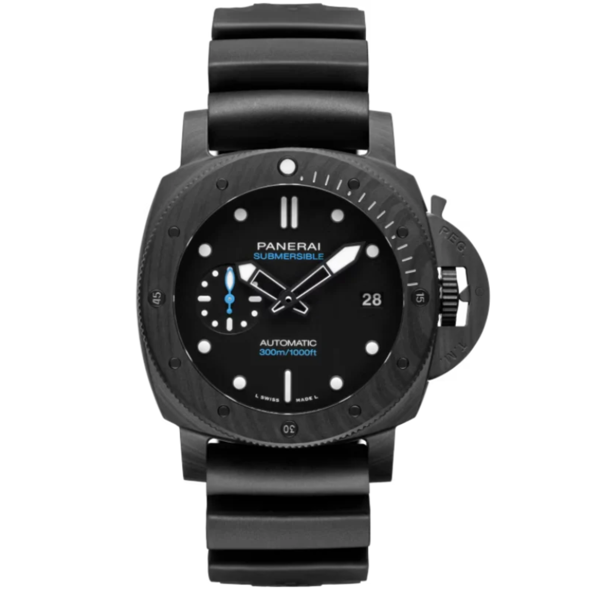 SUBMERSIBLE PAM02231 42 MM CARBOTECH™ WITH BLUE DIAL - Panerai