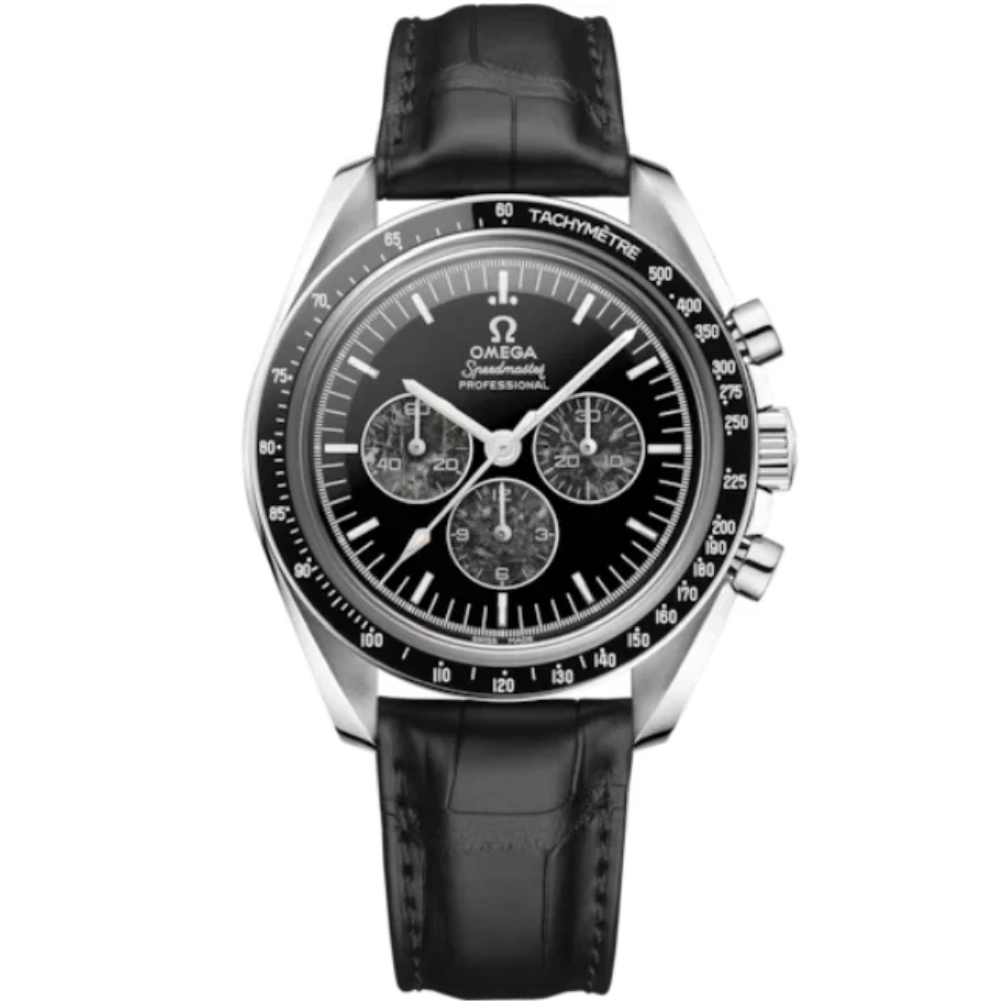 SPEEDMASTER CALIBRE 321 42 MM PLATINUM WITH BLACK DIAL - Omega