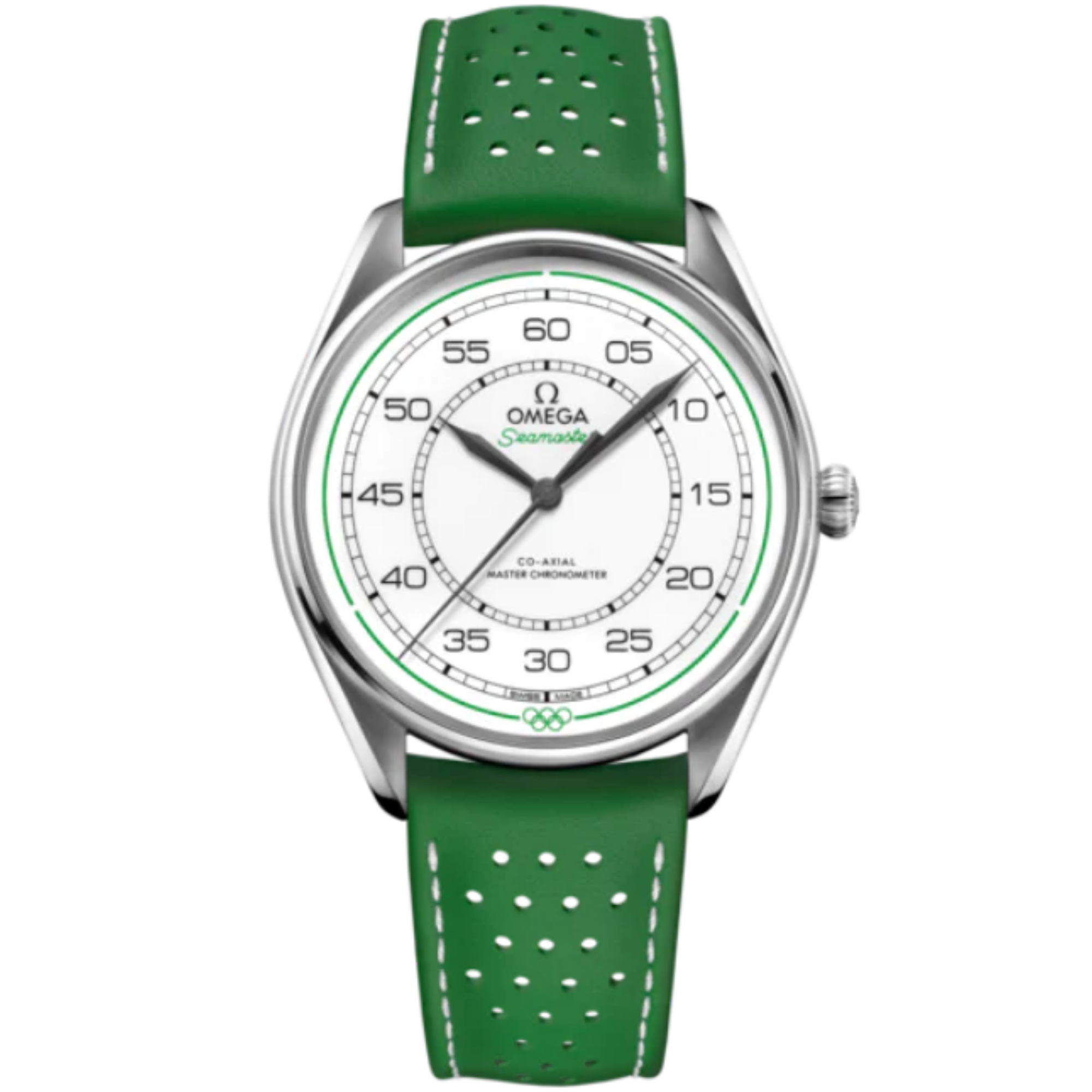 SEAMASTER OLYMPIC OFFICIAL TIMEKEEPER LIMITED EDITION SET 39 MM STAINLESS STEEL WITH WHITE DIAL - Omega