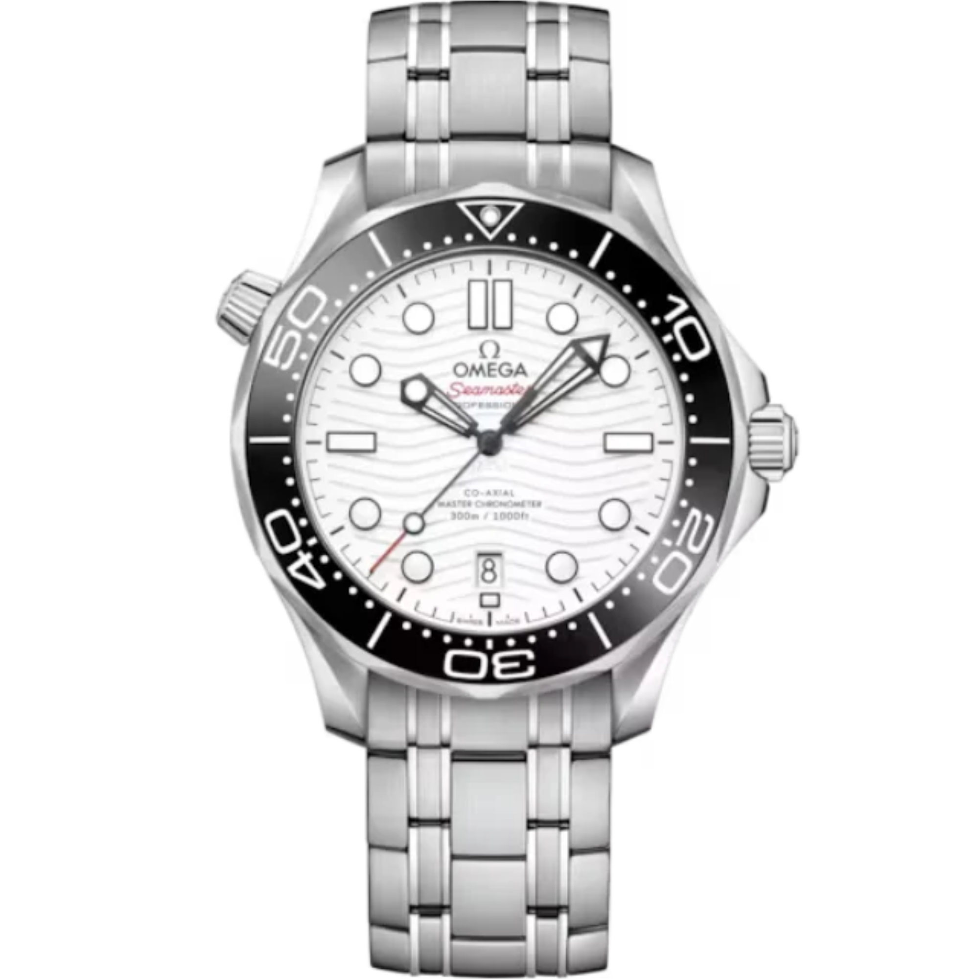 SEAMASTER DIVER 300M 42 MM STAINLESS STEEL WITH WHITE DIAL - Omega