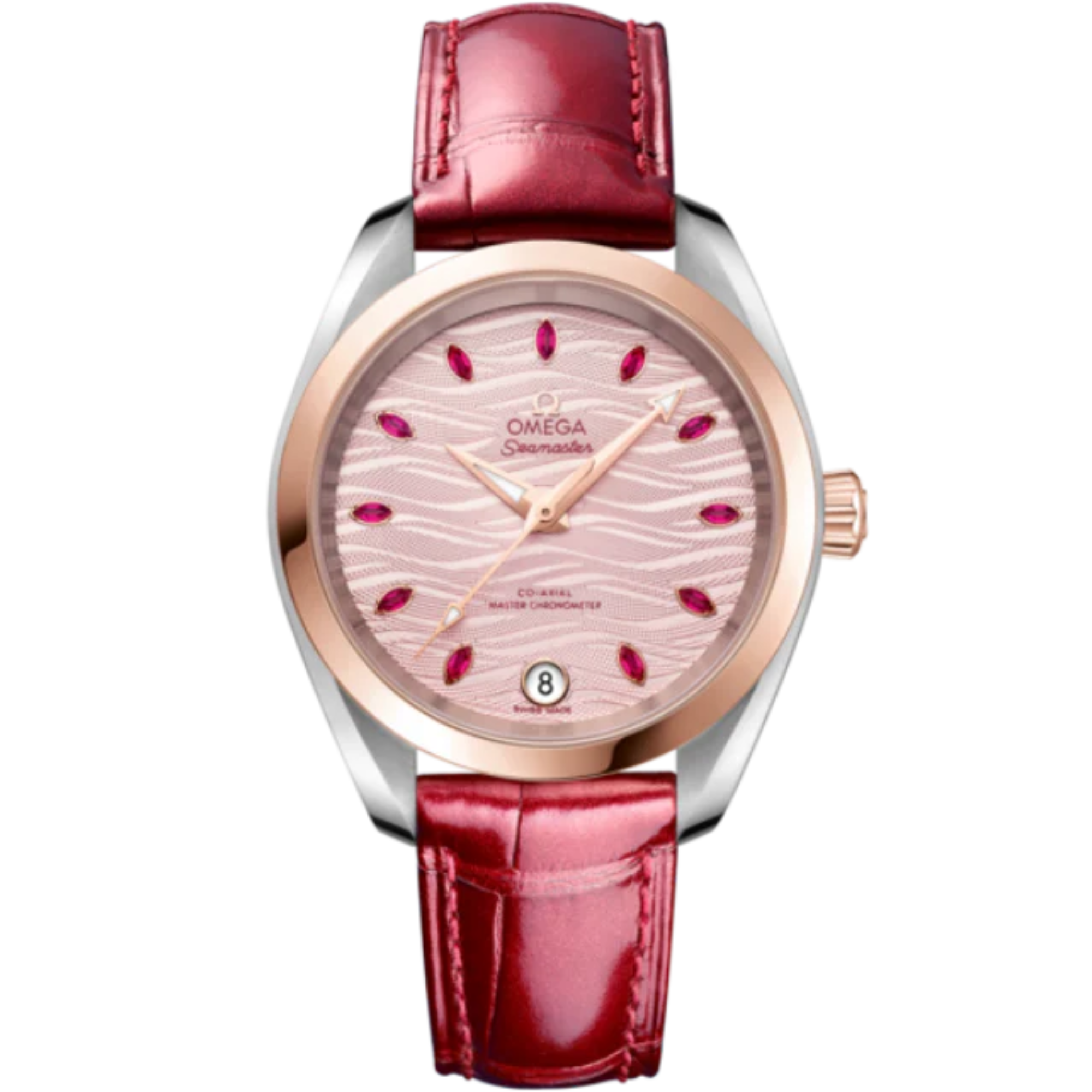 SEAMASTER AQUA TERRA 150M 34 MM STAINLESS STEEL - SEDNA™ GOLD WITH PINK DIAL - Omega