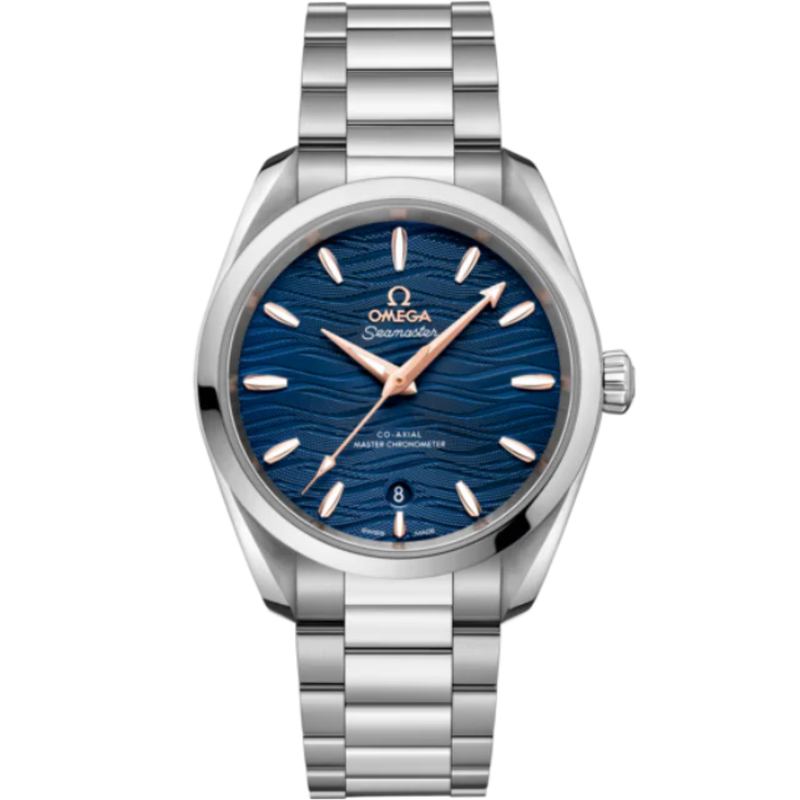 SEAMASTER AQUA TERRA 150M 38 MM STAINLESS STEEL WITH BLUE DIAL - Omega