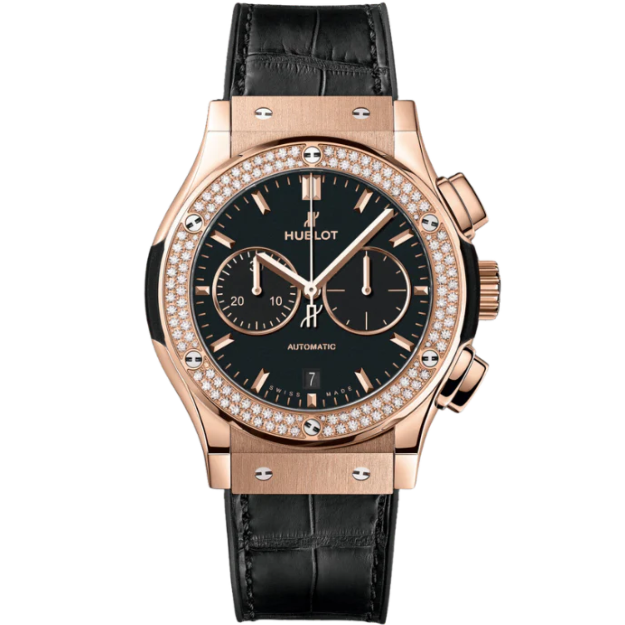 CLASSIC FUSION 42 MM CHRONOGRAPH KING GOLD DIAMONDS - Hublot