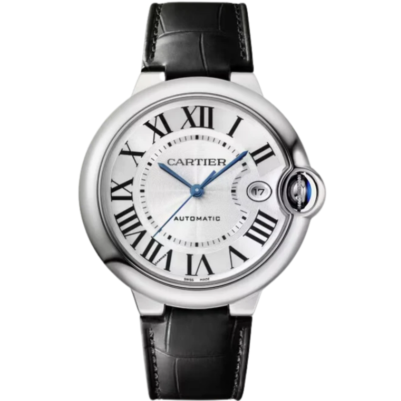 BALLON BLEU DE CARTIER 40 MM STAINLESS STEEL WITH SILVER GUILLOCHE DIAL - Cartier