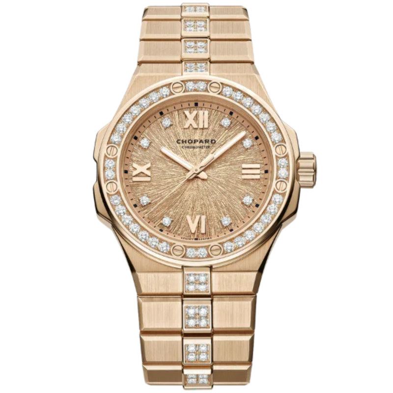 ALPINE EAGLE 33 MM ETHICAL ROSE GOLD WITH GREY DIAL - Chopard