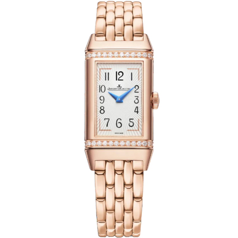 REVERSO ONE DUETTO 40 MM 18K ROSE GOLD WITH SILVER GREY AND BURGUNDY DIAL - Jaeger-LeCoultre