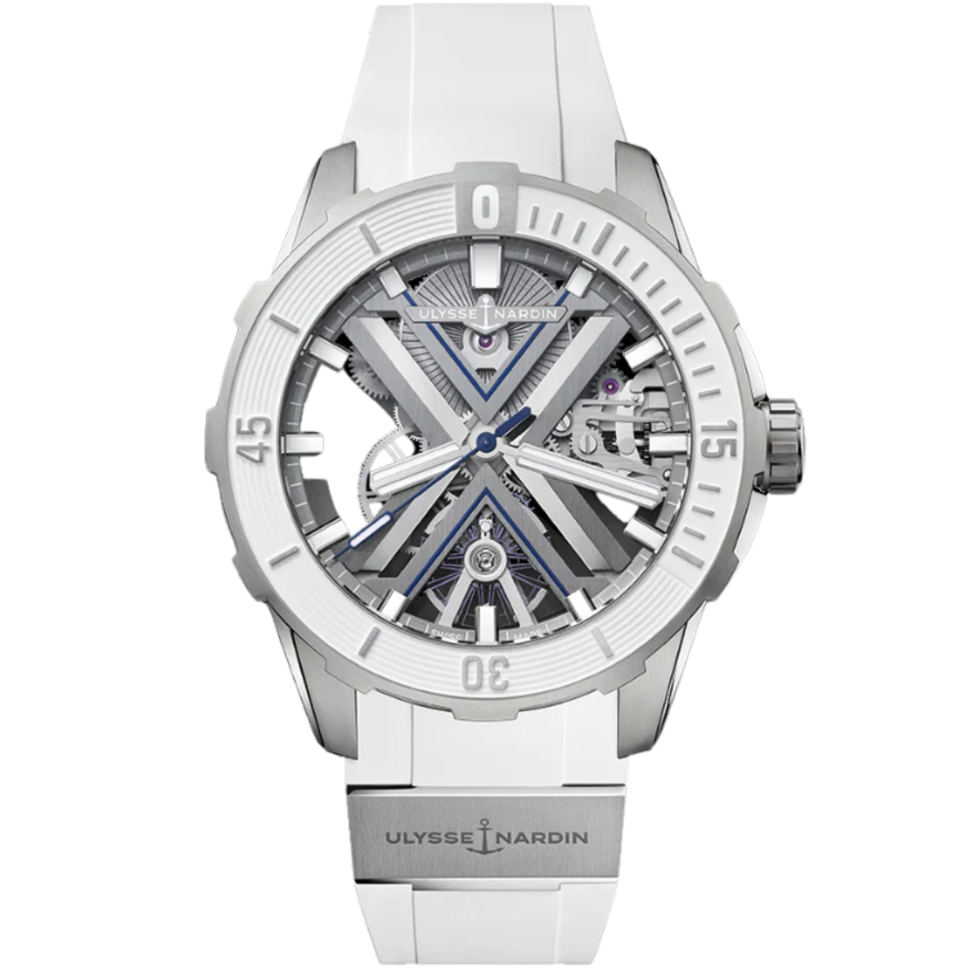DIVER X SKELETON 44 MM TITANIUM WITH OPENWORKED DIAL - Ulysse Nardin