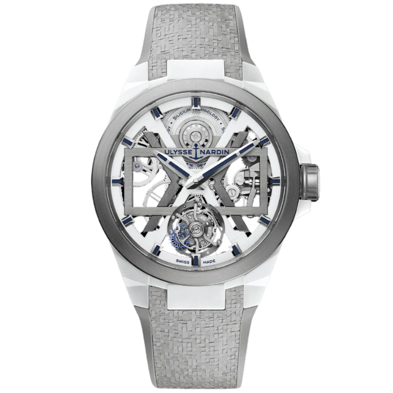 BLAST TOURBILLON 45 MM TITANIUM - CERAMIC WITH OPENWORKED DIAL - Ulysse Nardin