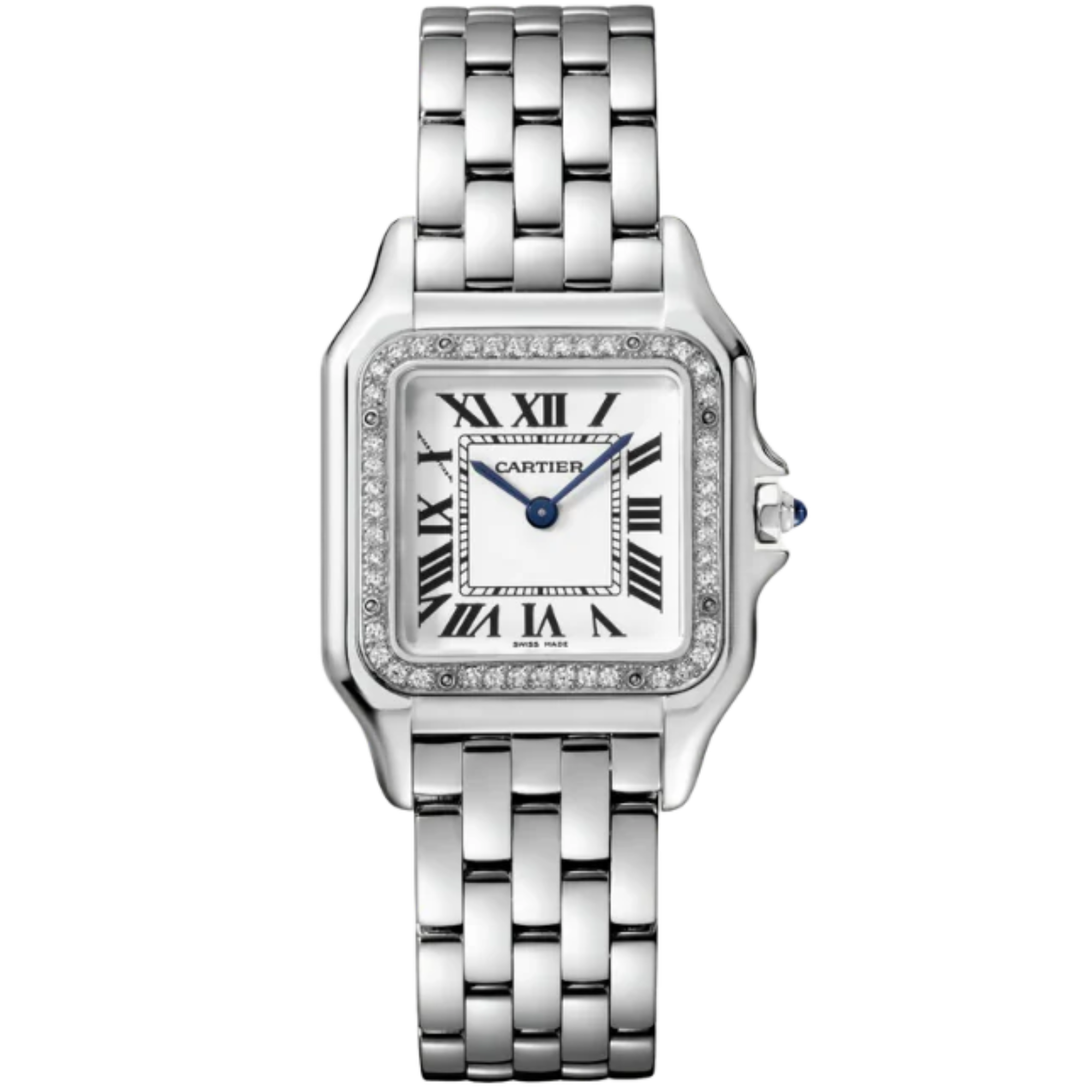 PANTHERE DE CARTIER 37 MM STAINLESS STEEL WITH SILVER DIAL - Cartier