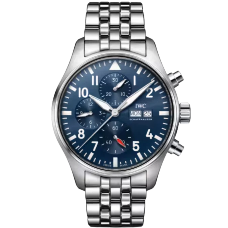 PILOT’S WATCH CHRONOGRAPH 43 MM STAINLESS STEEL WITH BLUE DIAL - IWC
