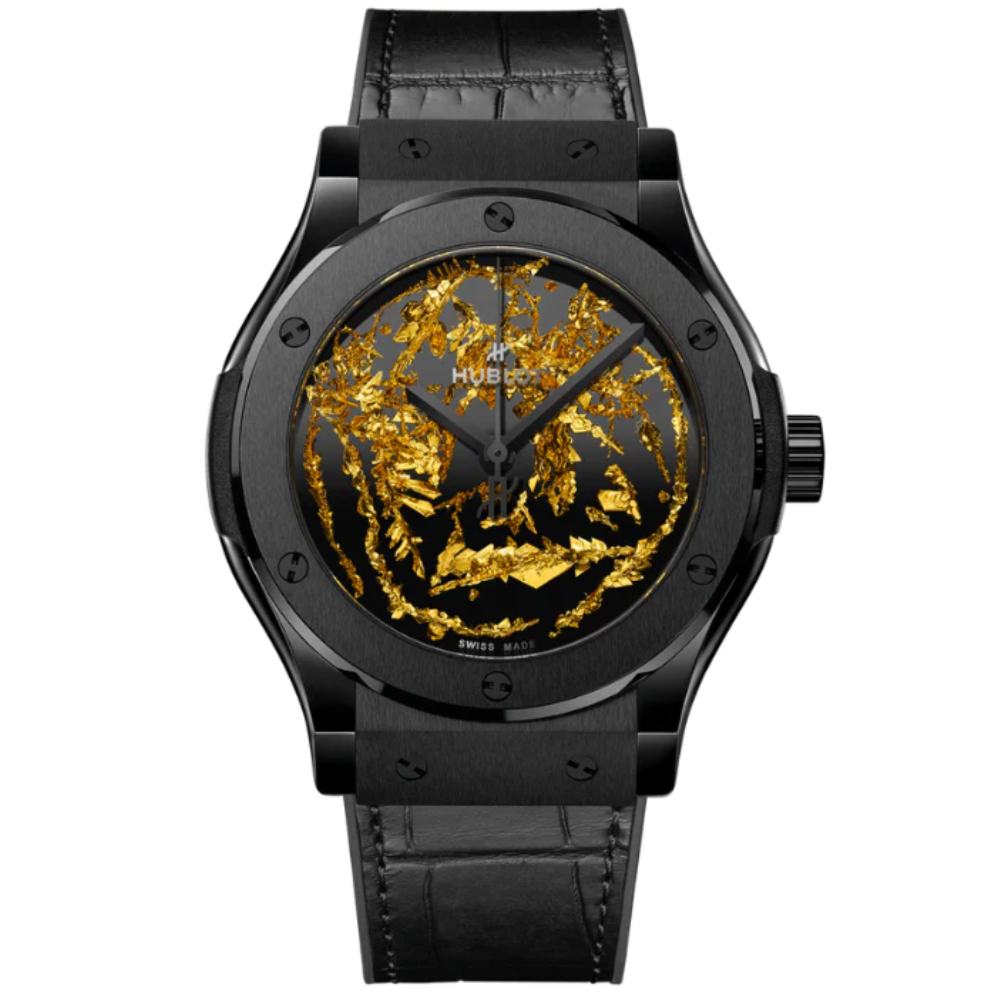 CLASSIC FUSION 3-HANDS 42MM GOLD CRYSTAL CERAMIC - Hublot