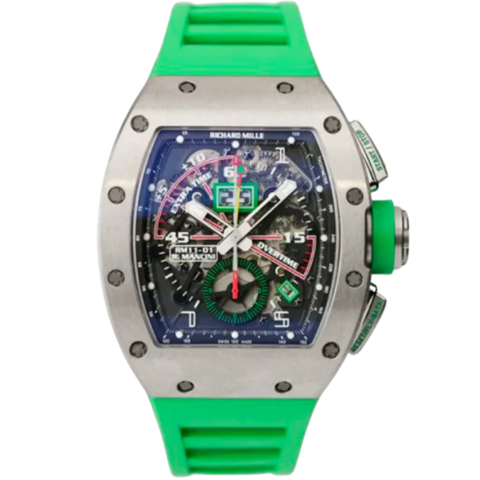 RM 011 Roberto Mancini Titanium Automatic Rubber Strap Titanium Case - Richard Mille