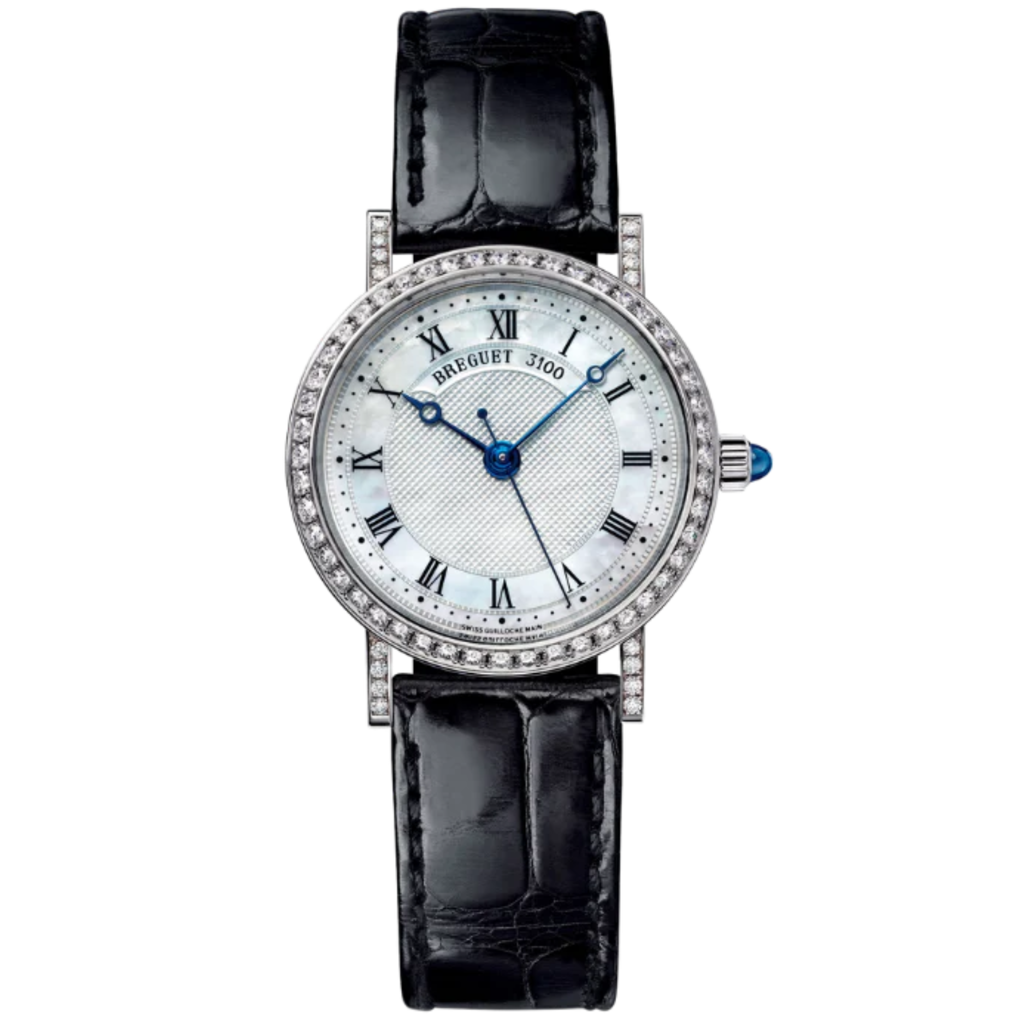 CLASSIQUE 8068 30 MM 18K WHITE GOLD WITH MOTHER OF PEARL DIAL - Breguet