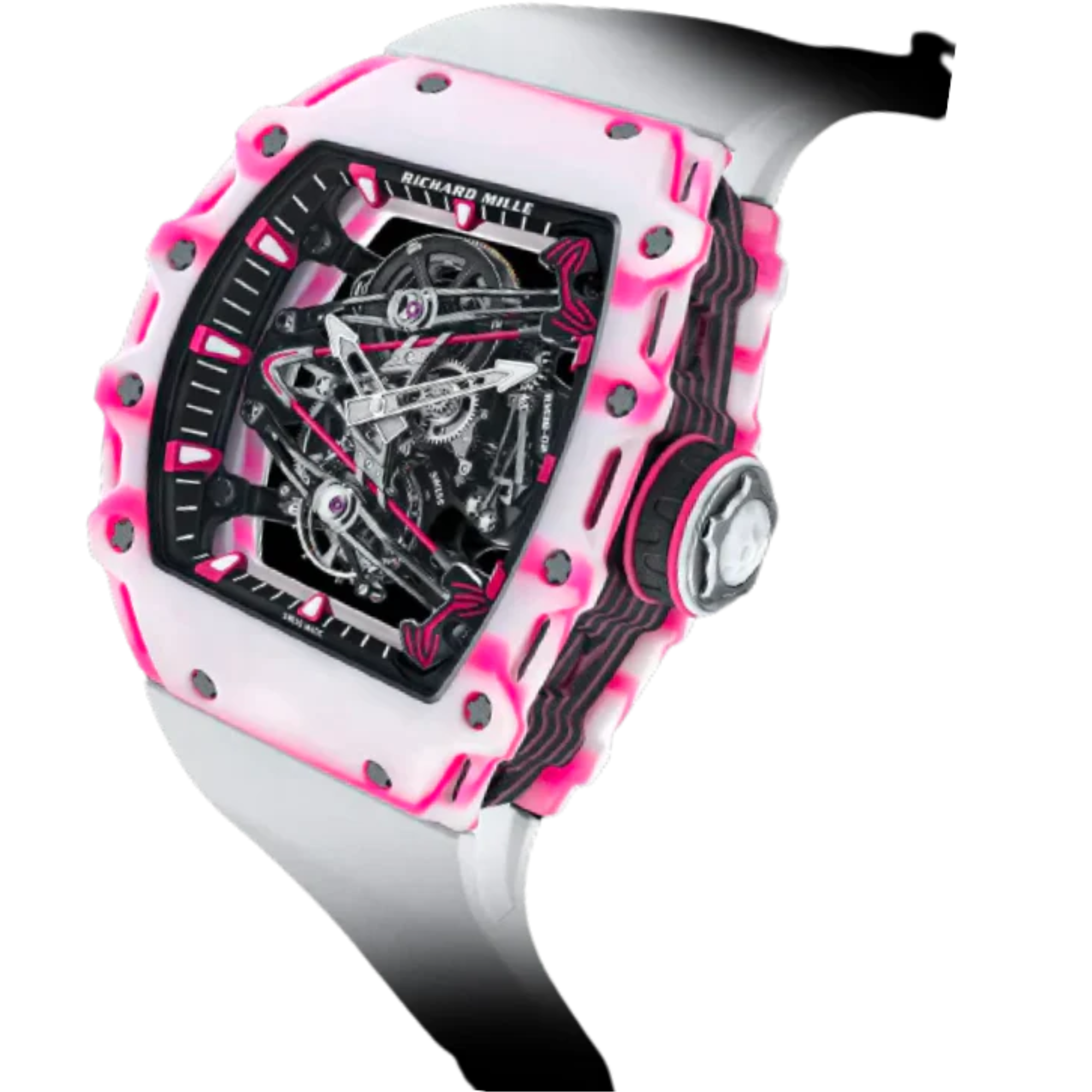 RM 38-02 Tourbillon Bubba Watson Manual Winding Limited 50 Pieces Rubber Carbon Case - Richard Mille