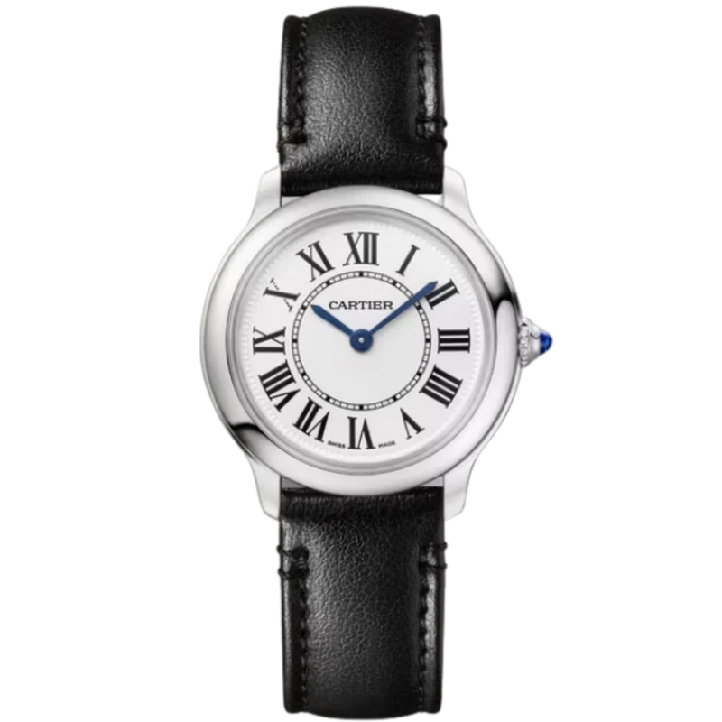 RONDE MUST DE CARTIER 29 MM STAINLESS STEEL WITH SANDBLASTED SILVER DIAL - Cartier