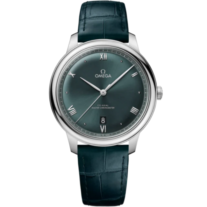 DE VILLE PRESTIGE 40 MM STAINLESS STEEL WITH GREEN DIAL - Omega