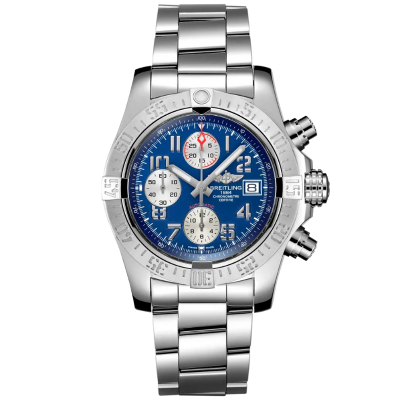 AVENGER II 43 MM STAINLESS STEEL WITH  BLUE DIAL - Breitling