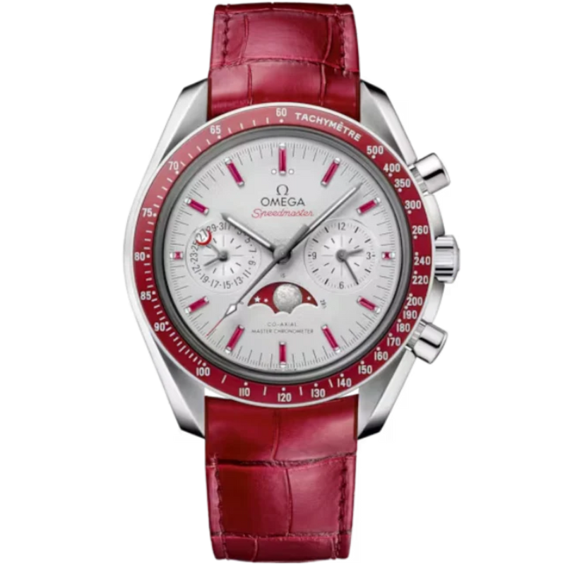 SPEEDMASTER MOONPHASE 44 MM PLATINUM WITH GREY DIAL - Omega