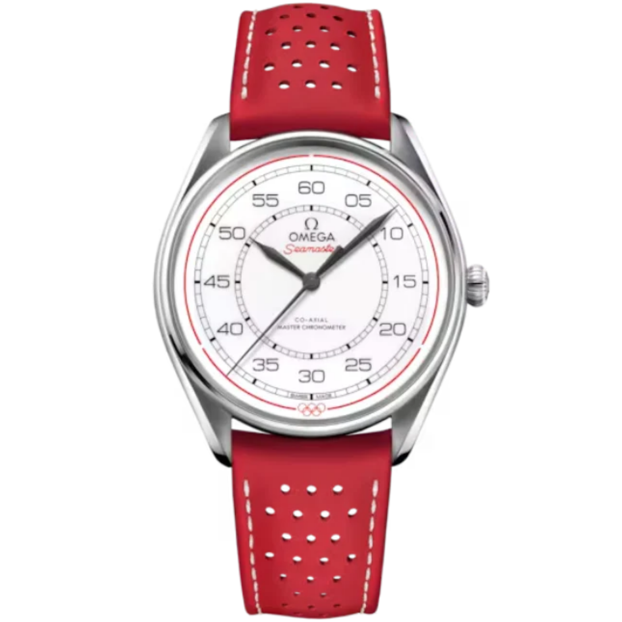 SEAMASTER OLYMPIC OFFICIAL TIMEKEEPER LIMITED EDITION SET 39 MM STAINLESS STEEL WITH WHITE DIAL - Omega