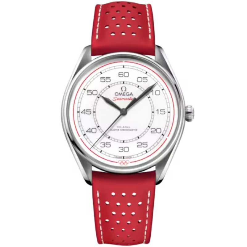 SEAMASTER OLYMPIC OFFICIAL TIMEKEEPER LIMITED EDITION SET 39 MM STAINLESS STEEL WITH WHITE DIAL - Omega