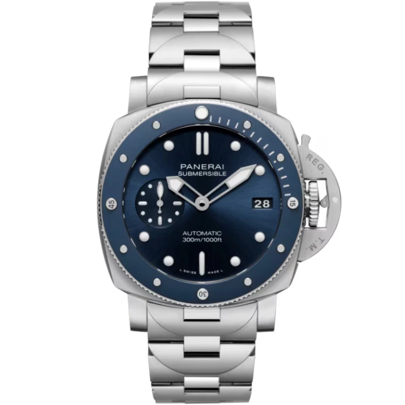 SUBMERSIBLE BLU NOTTE PAM02068 42 MM STAINLESS STEEL WITH BLUE DIAL - Panerai