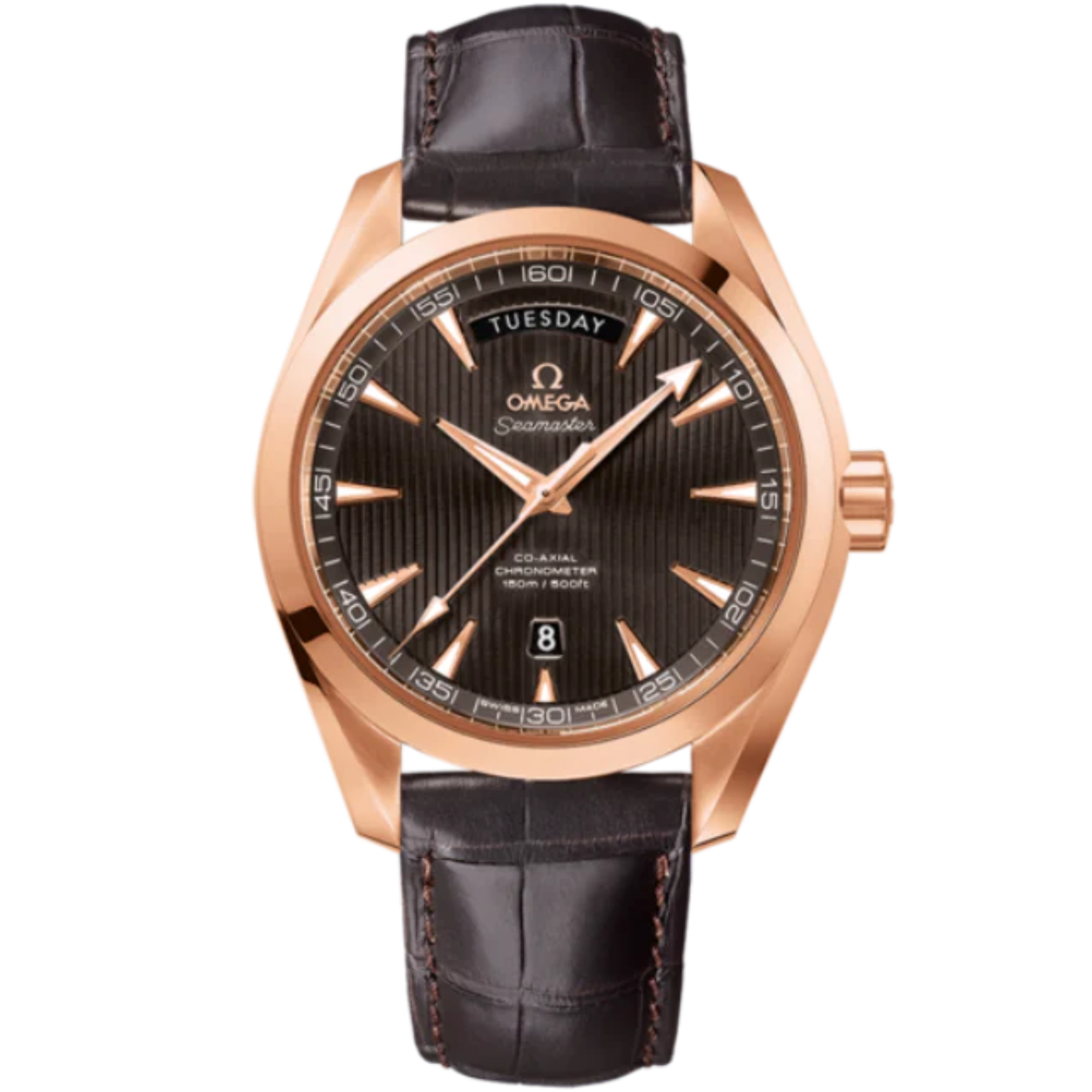 SEAMASTER AQUA TERRA 150M 41 MM RED GOLD WITH GREY DIAL - Omega
